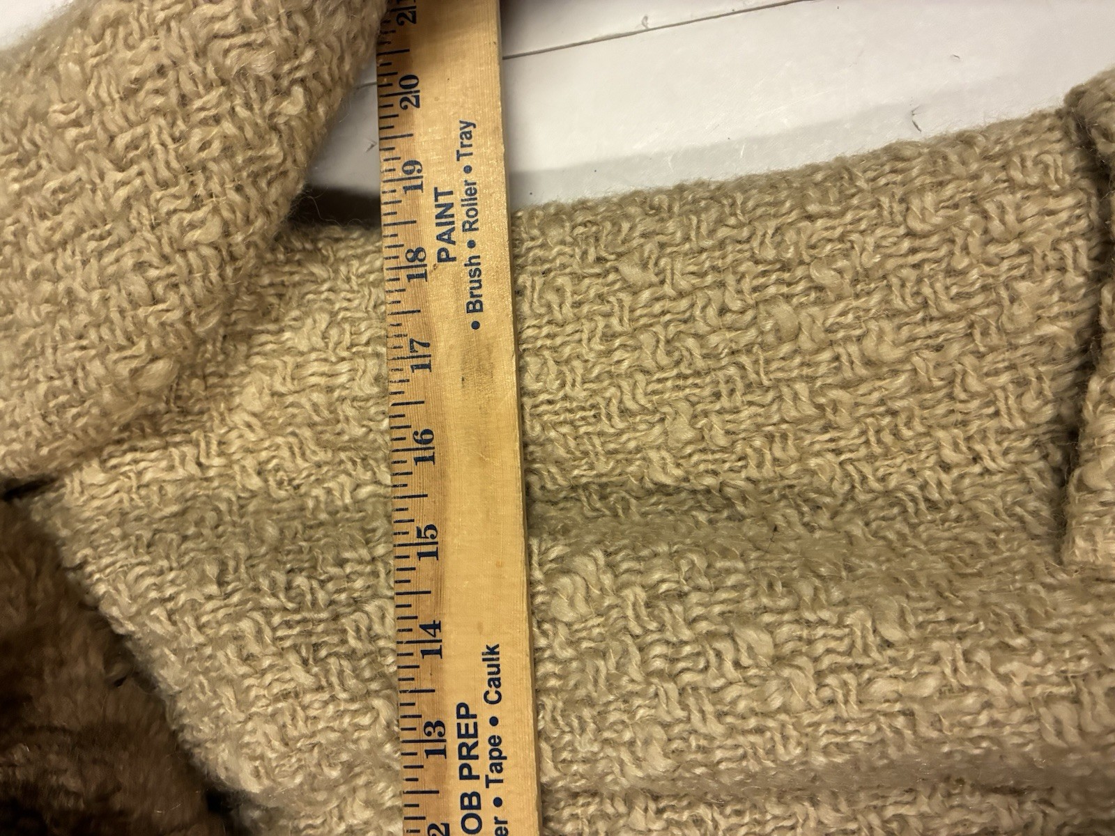 Vtg 70s Forstmann Coat with Fur Collar and Cuffs Wool Blend 3 Button Up