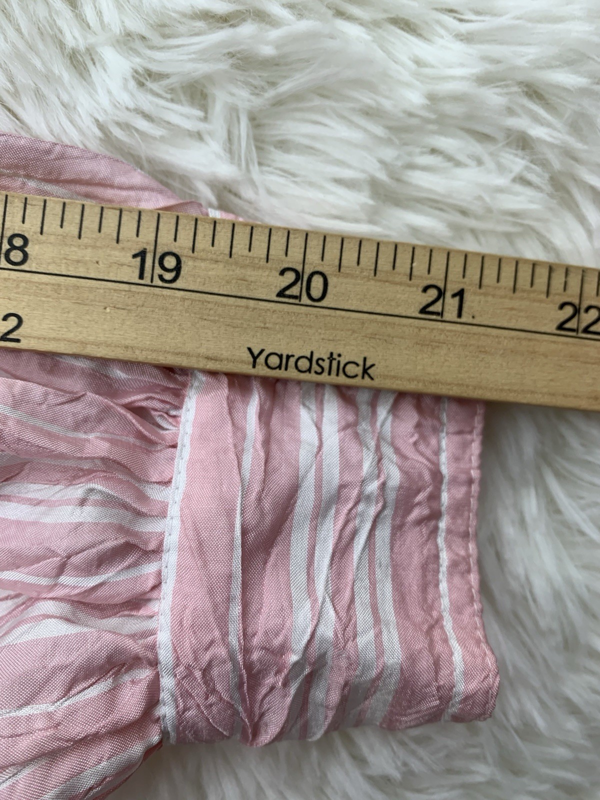 Vintage L Rothschild San Francisco Pink Striped Jumpsuit Pockets Collared Sz 12