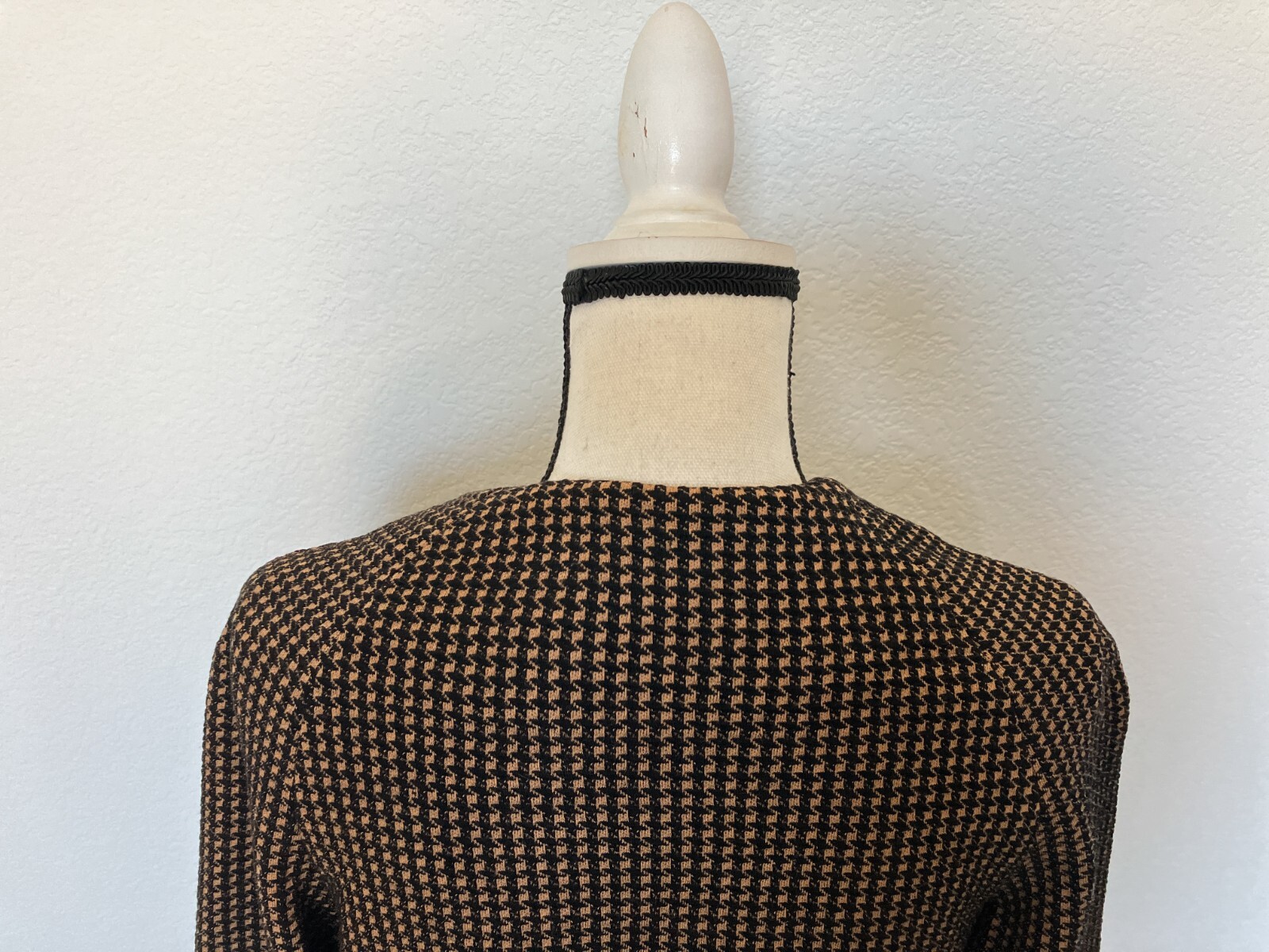 1950s Houndstooth Knit Blazer, 1960s Checkered Jacket