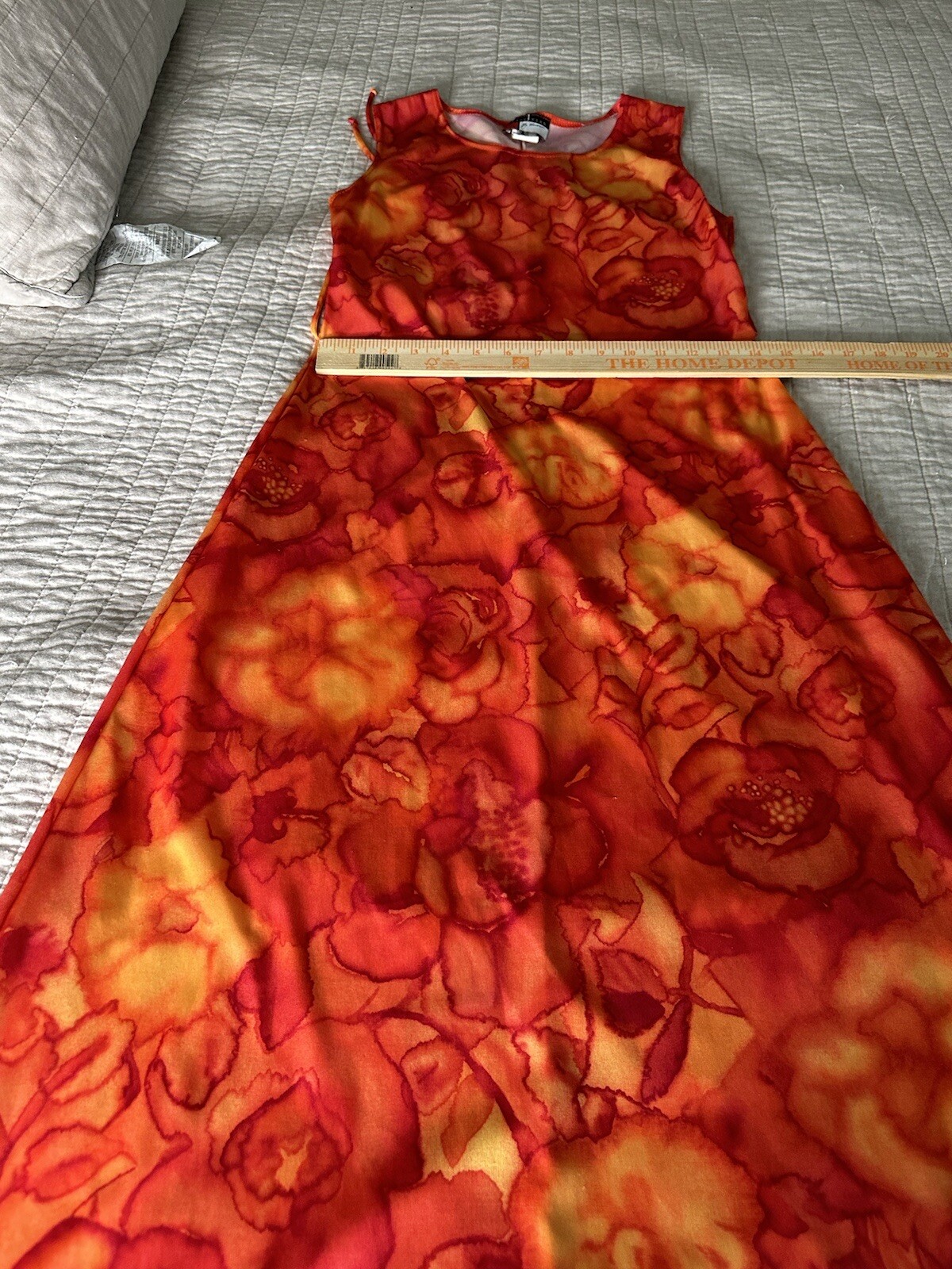 Vtg 80s Headliners For Women M Floral Hawaiian Print Dress USA Romantic Modest