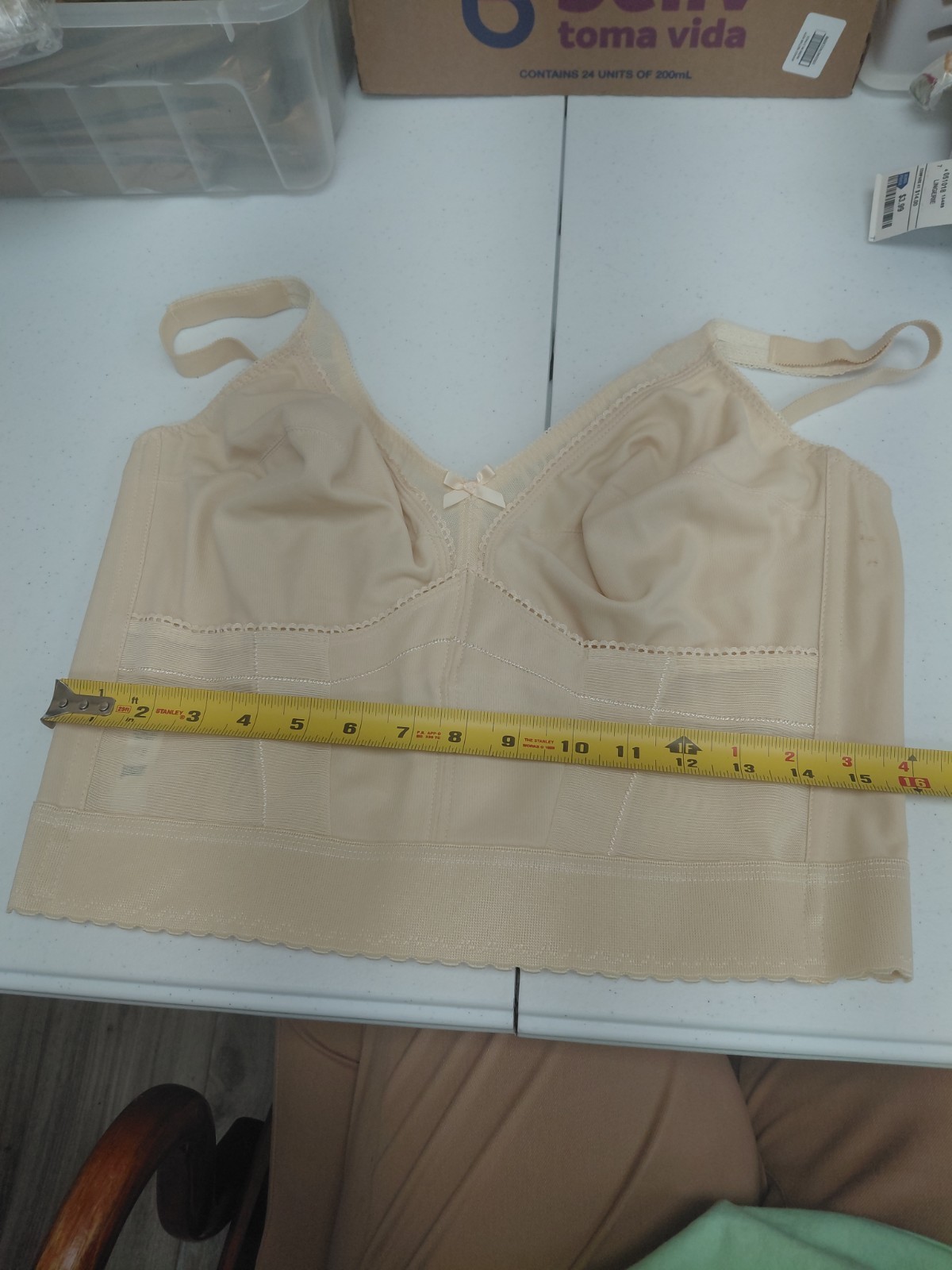 Vintage Crown-nette Longline Bra Size 42D