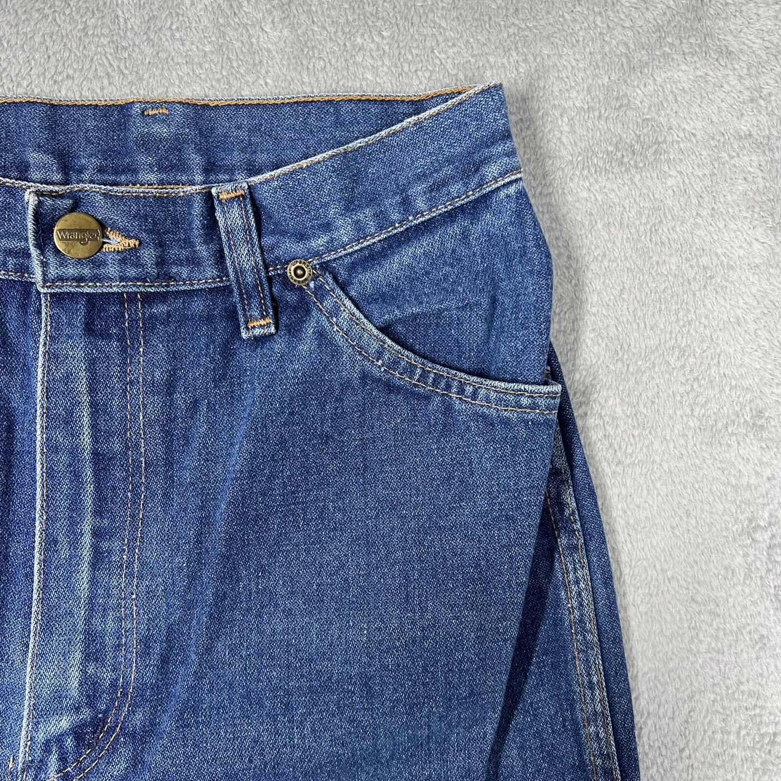 VTG Wrangler No Fault Jean Women’s 12 Misses Regular Fit Denim USA Made MR695PW