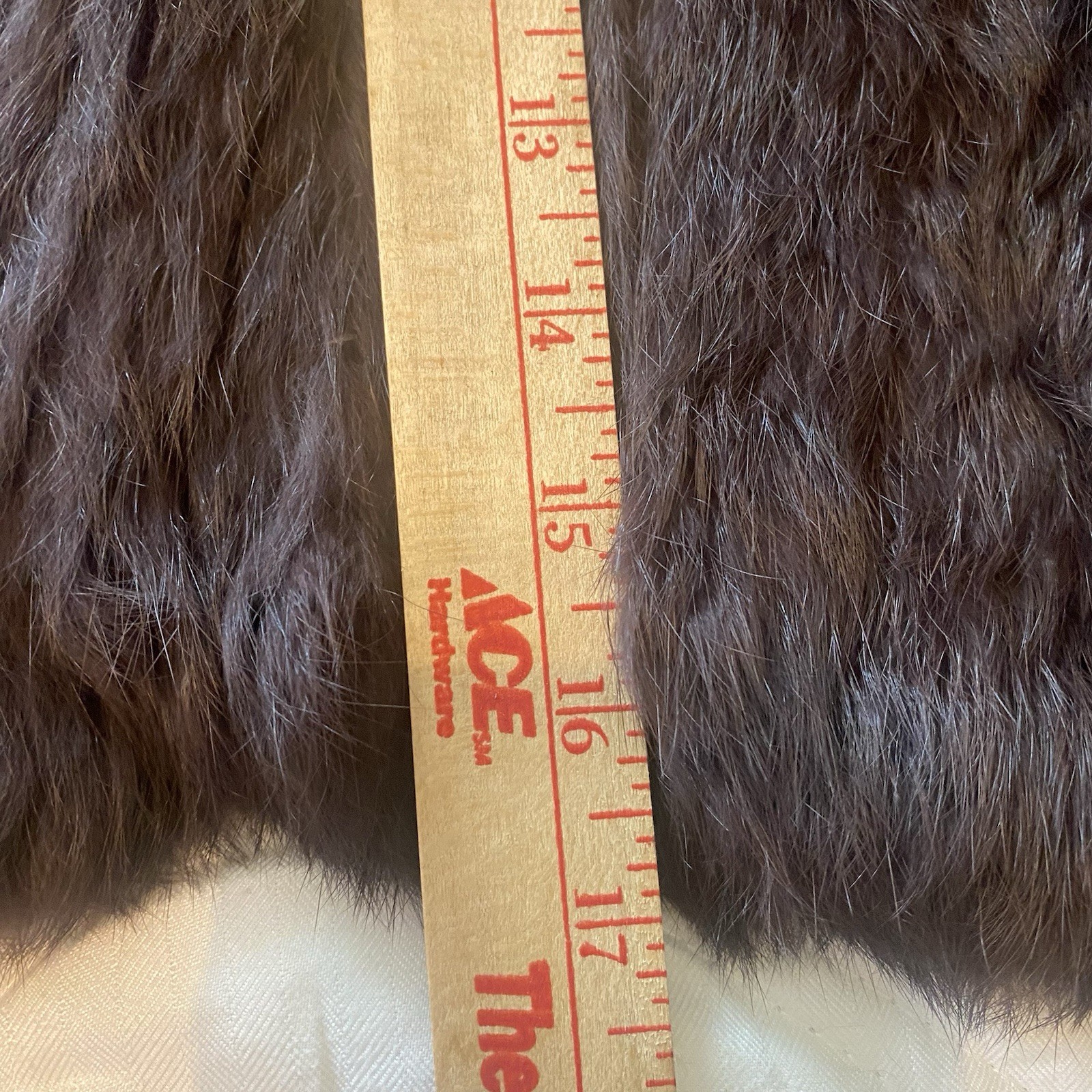 Vintage Italian Fur Cape Shawl Stole Wrap Cape (ONE SIZE) Rabbit Raccoon Italy