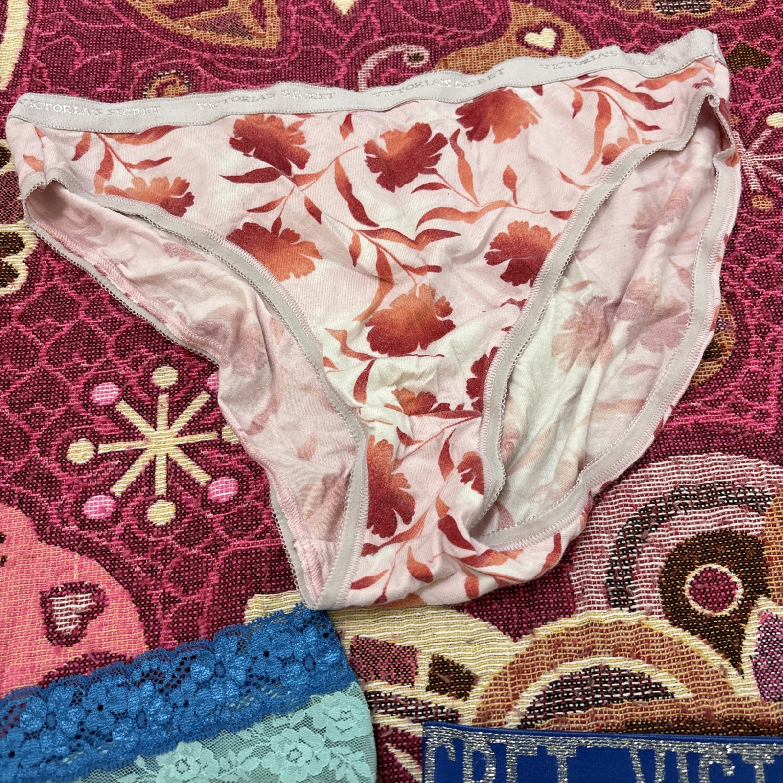Vintage Lote 5 Pink/victoria Secrets Mic Pantis #005