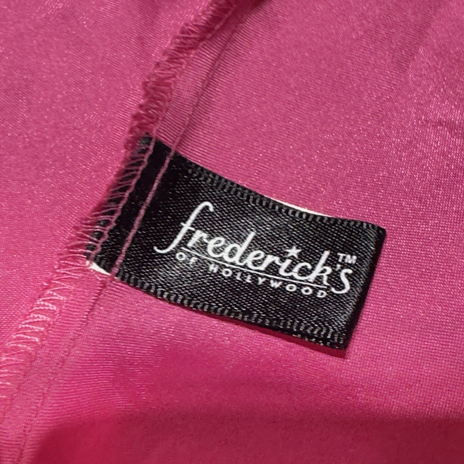 Fredericks of Hollywood Vintage Y2K Pink Satin Maxi Negligee Slip Dress Size M