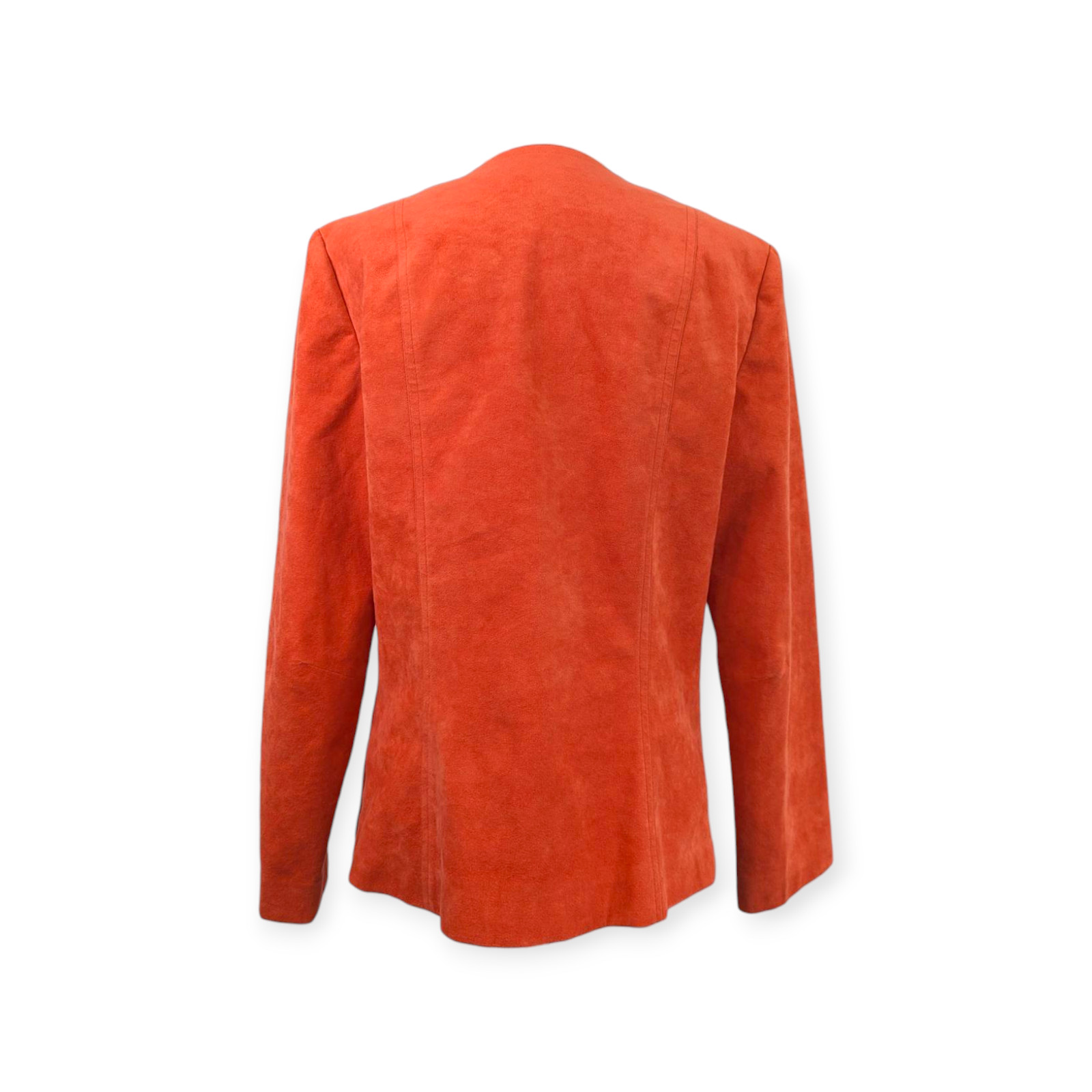 Vintage Salmon Geometric UltraSuede Blazer ~ EUC ~ Size small