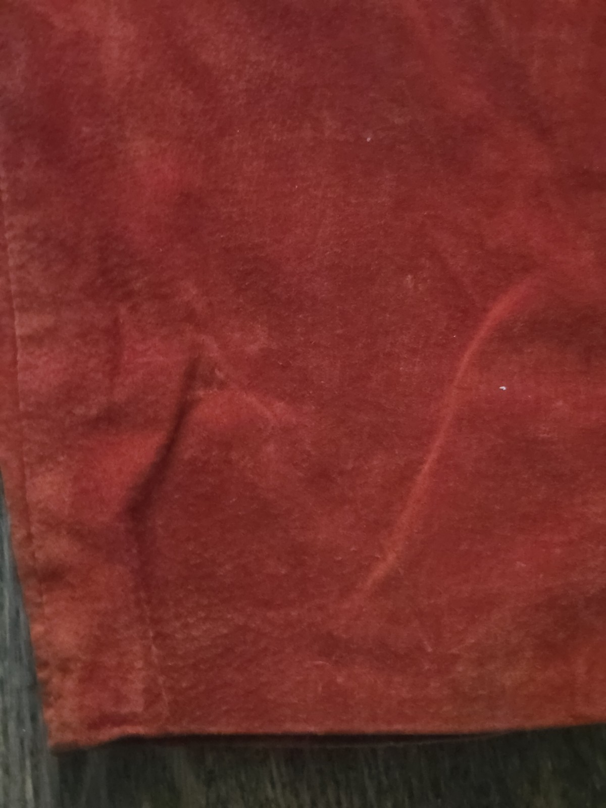Vintage Firenze Santa Barbara Red Suede Leather High Waist Tassel Pants Women’s