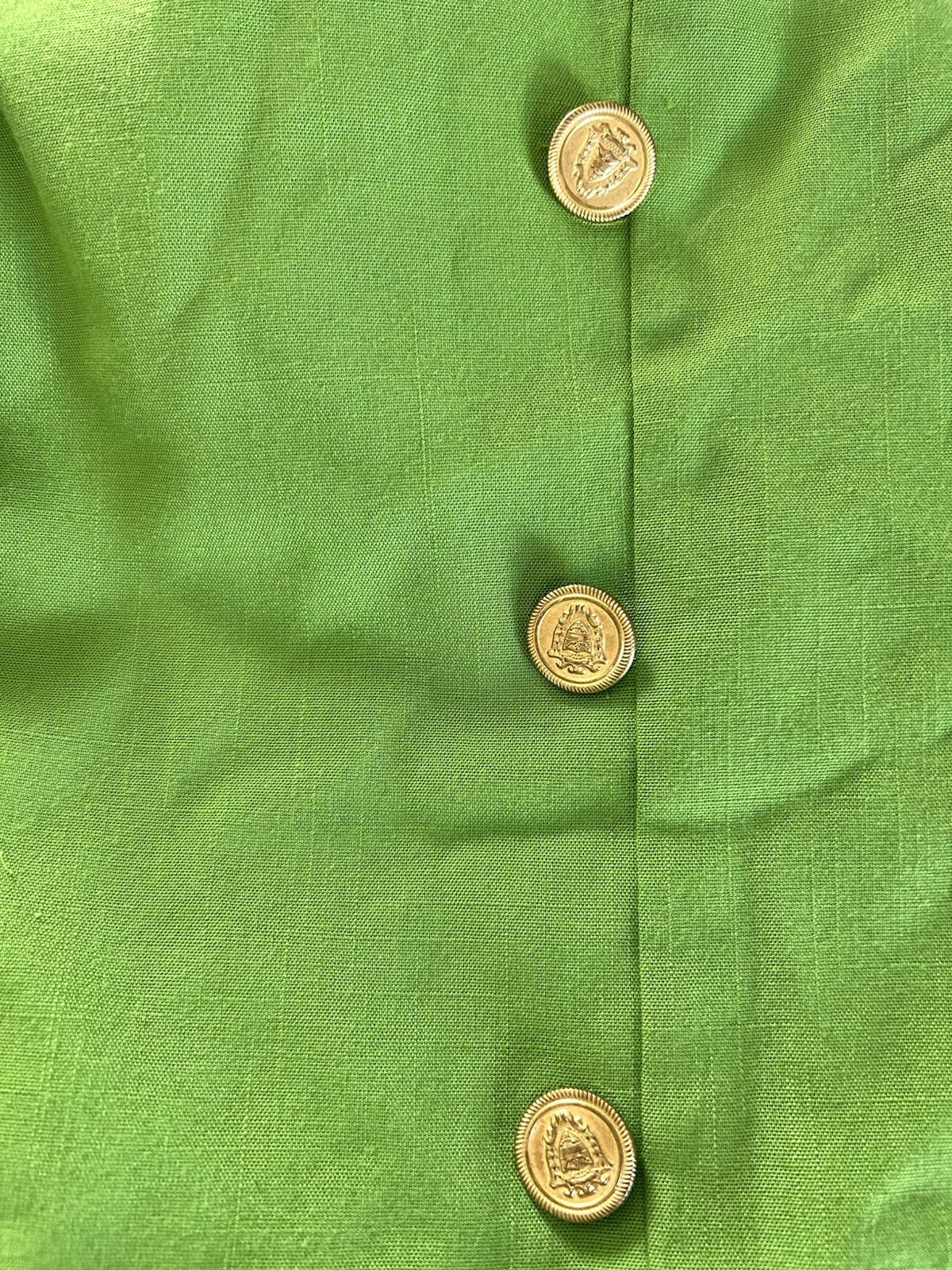 Diana Marco Women’s Vintage Green Blazer 80’s Office Jacket Classic Retro 70’s