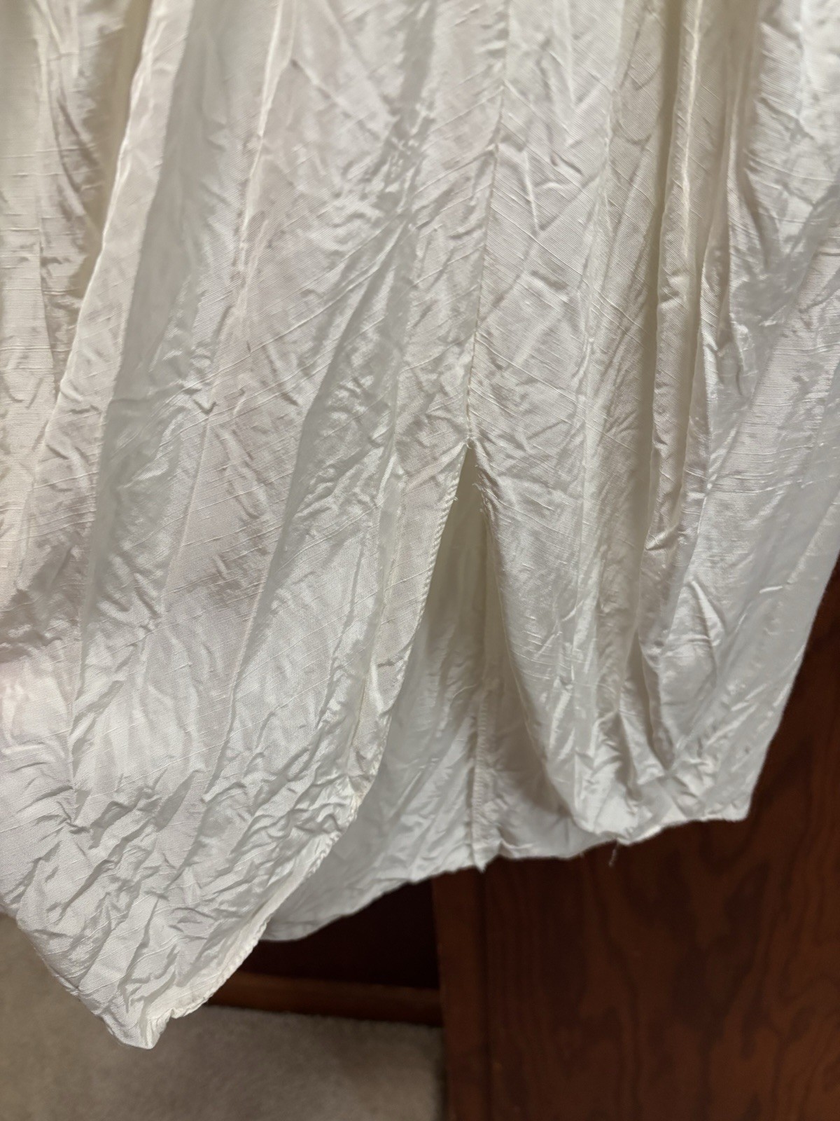 Vintage Size 6 Miss Ashlee California Women’s White Dress With Large Bow