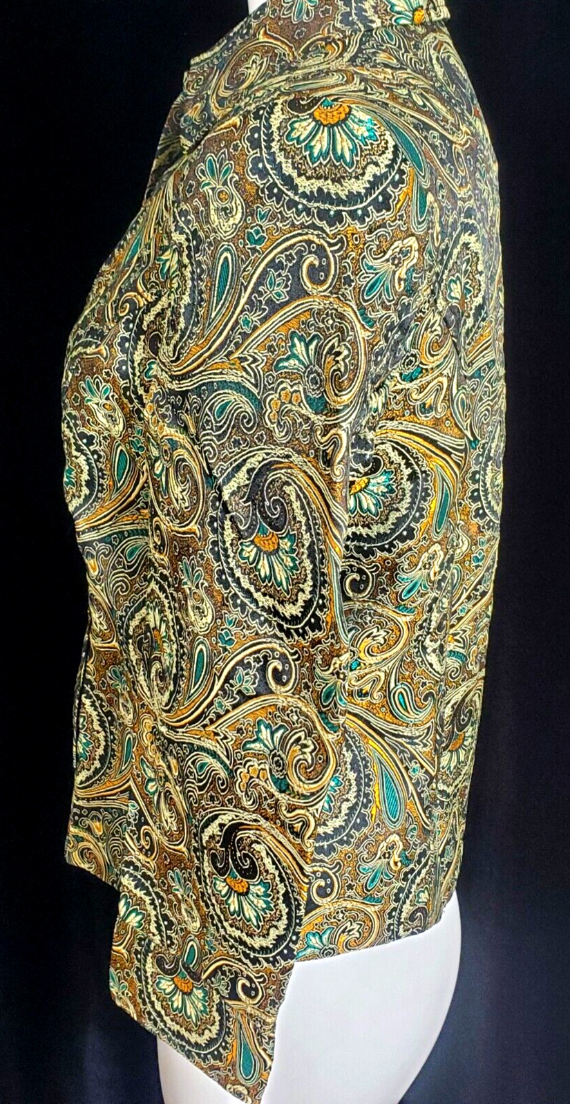 Vintage Brownstone Studios Petites Beautiful Paisley Embroidered Jacket SZ. SP