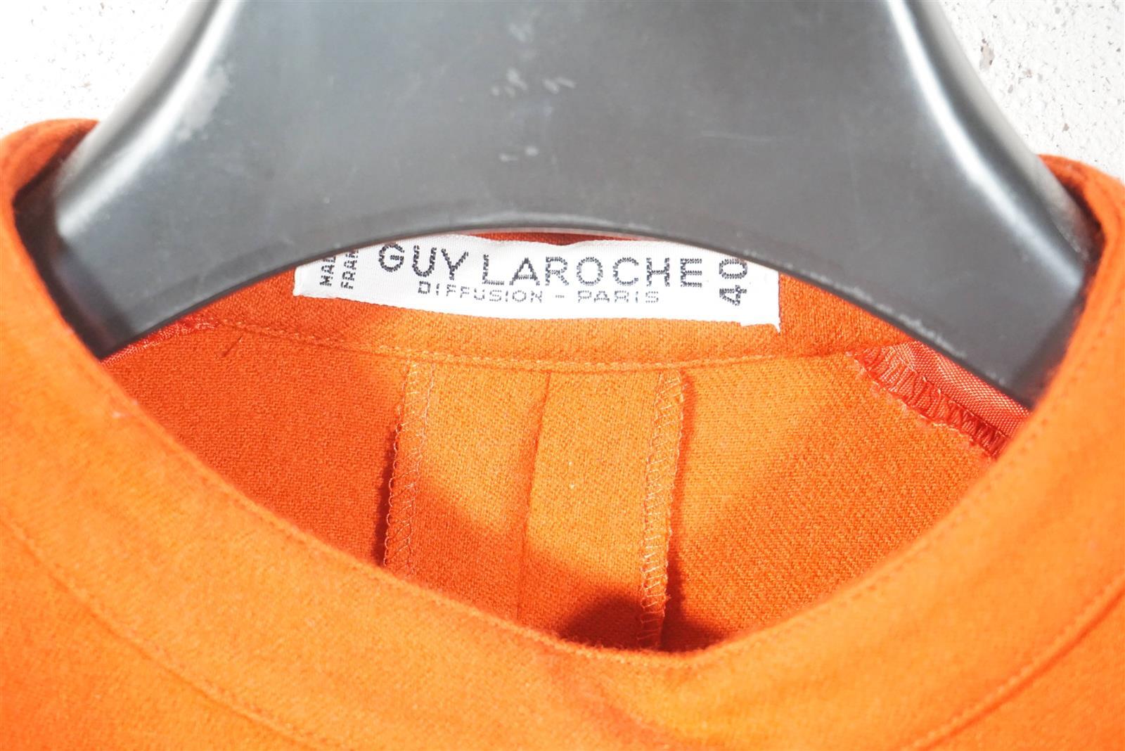 Original Guy Laroche Diffusion Paris Haute Couture extravagantes Kleid Taille 40