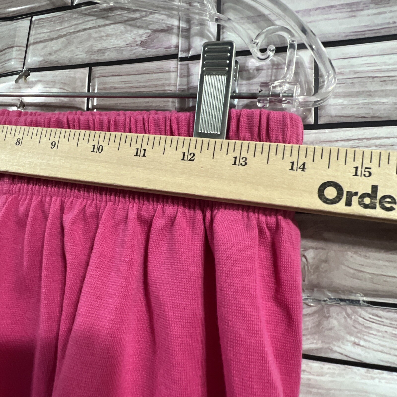 vintage AK America womens L joggers button on sides pink high waisted Retro
