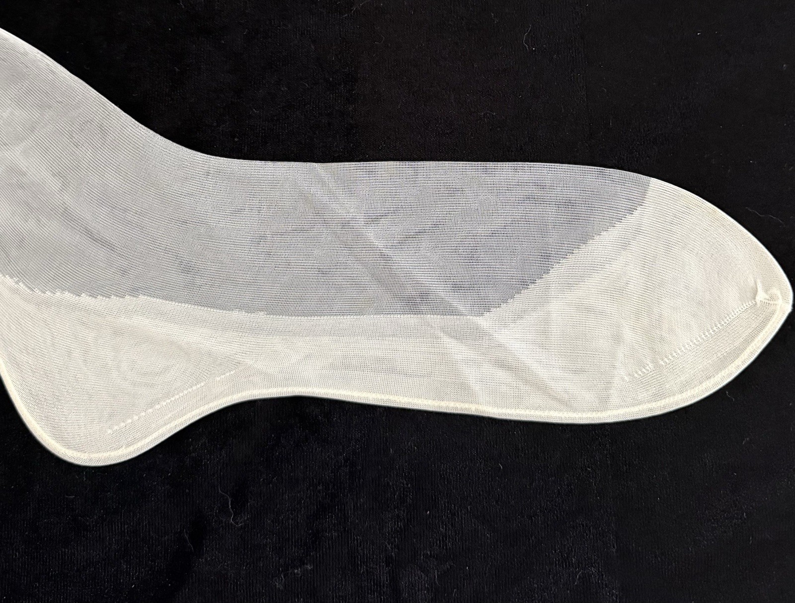 Vintage Lujon Seamed Flat Knit Stockings 33 Inches Long