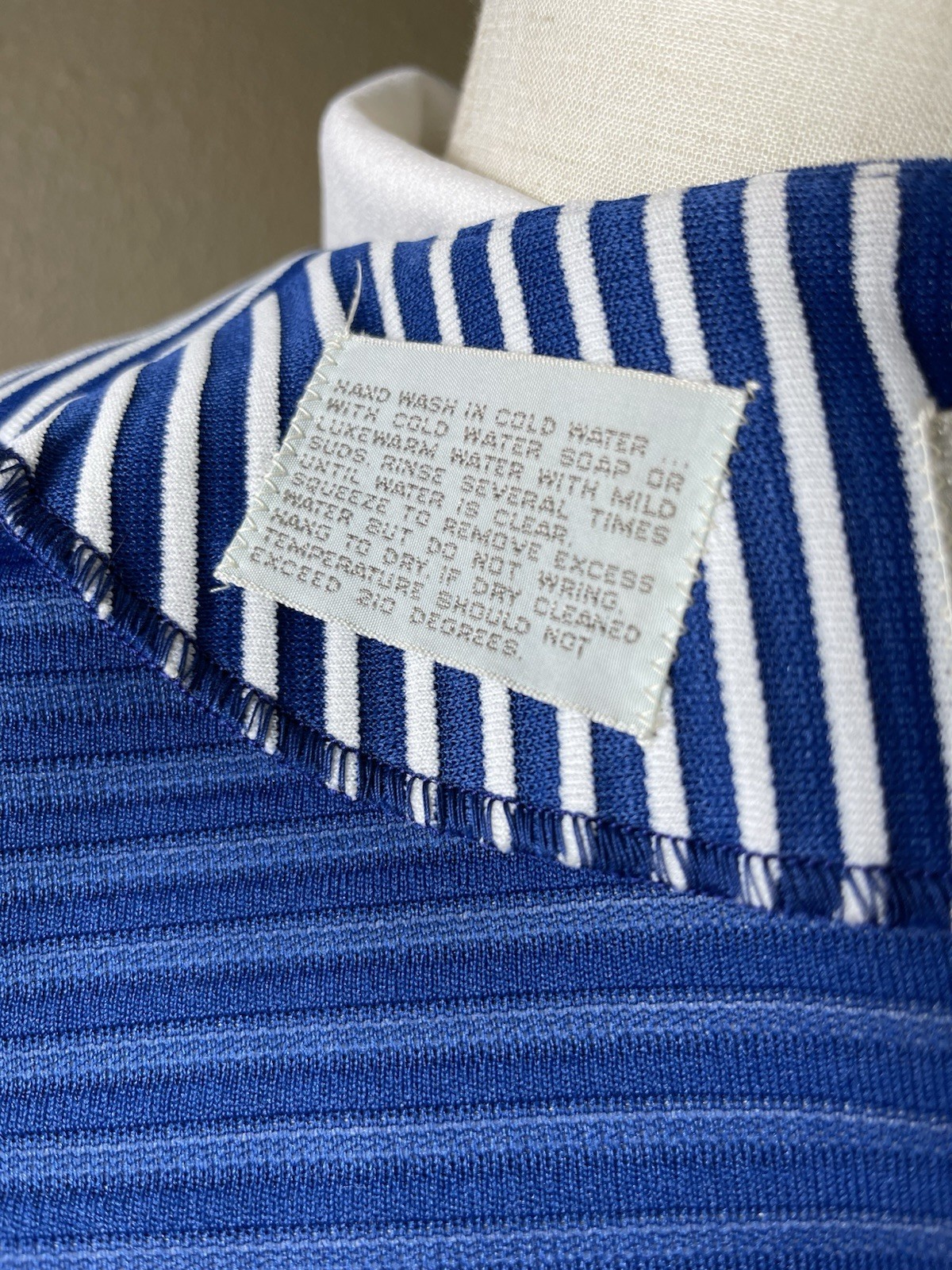 Vintage 1960s Nardis Of Dallas Mod Gogo Stripe Dress Size Medium Custom Made