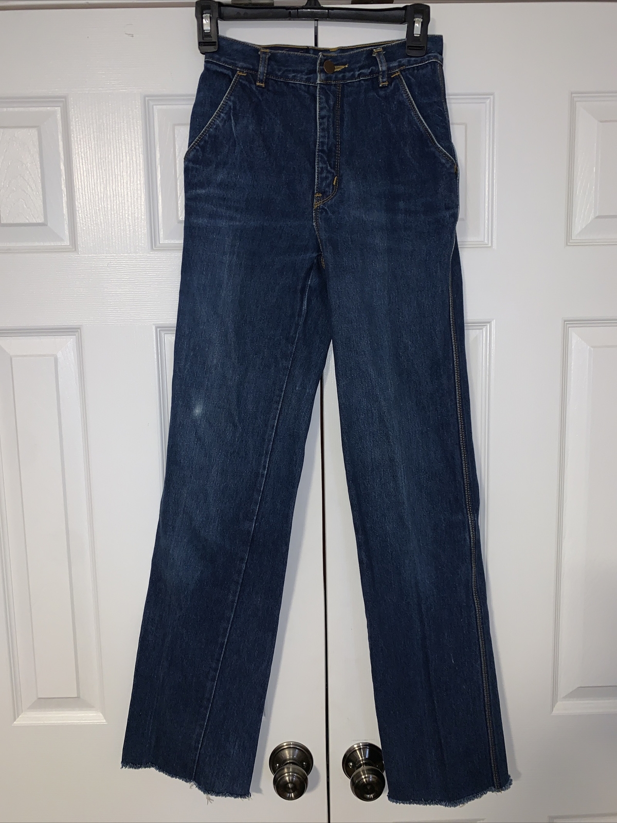 Gloria Vanderbilt For Murjani VTG 70s High Waisted Distressed Jeans HTF Sz 6