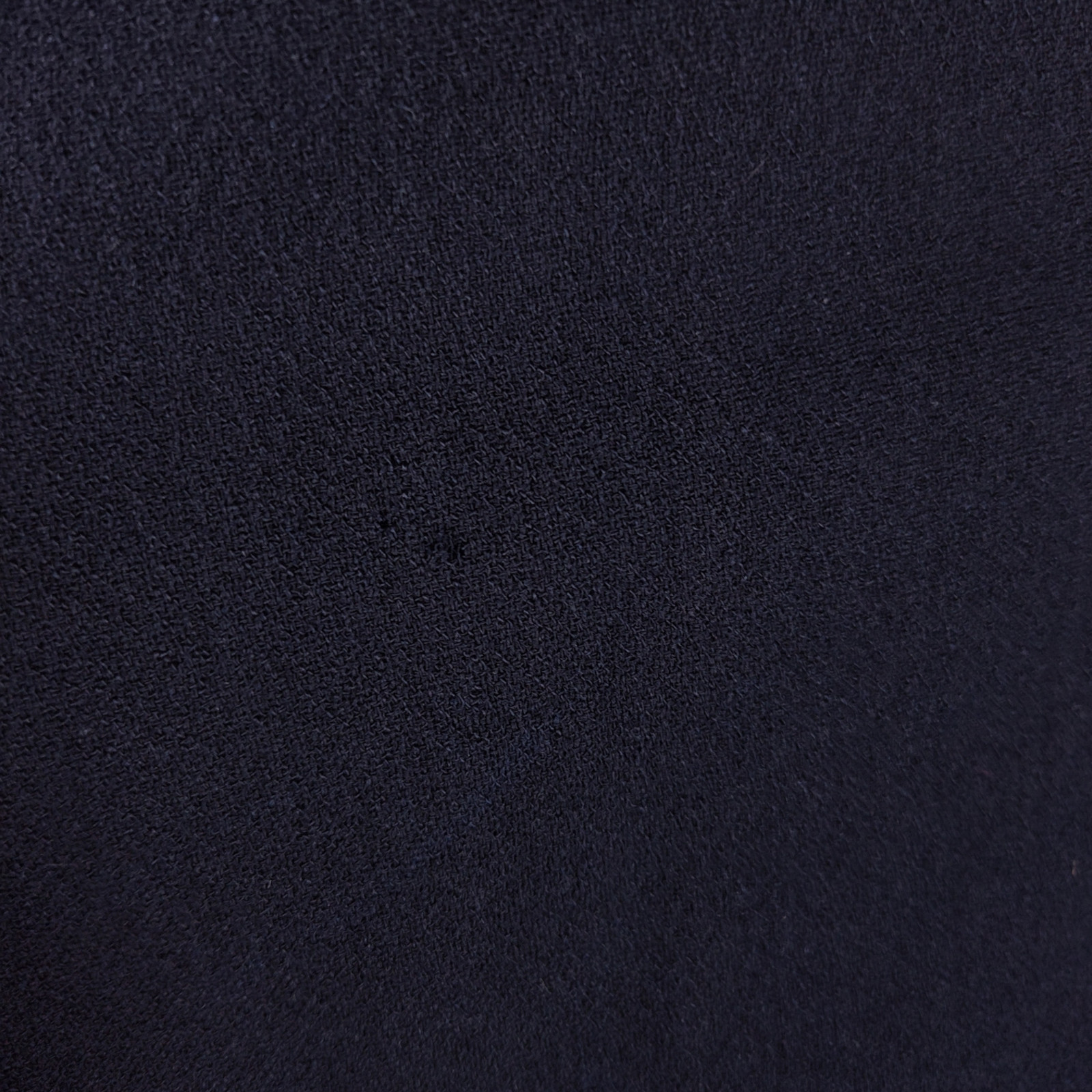 Vintage 1940s Midnight Blue Wool Crepe Gothic Cape Cloak Arm Slits Dark Academia