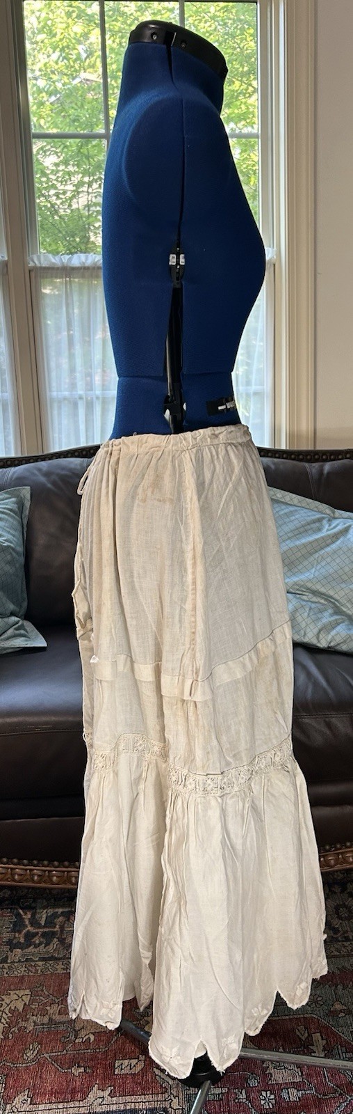 Antique Edwardian Victorian Petticoat