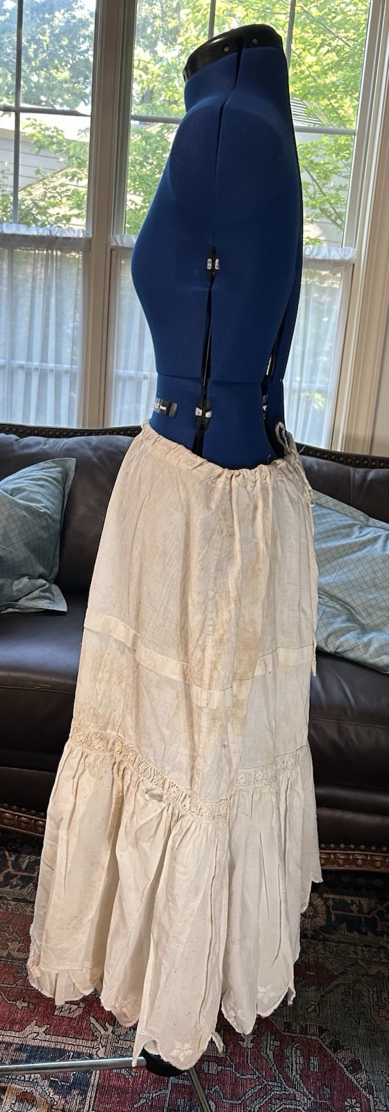 Antique Edwardian Victorian Petticoat