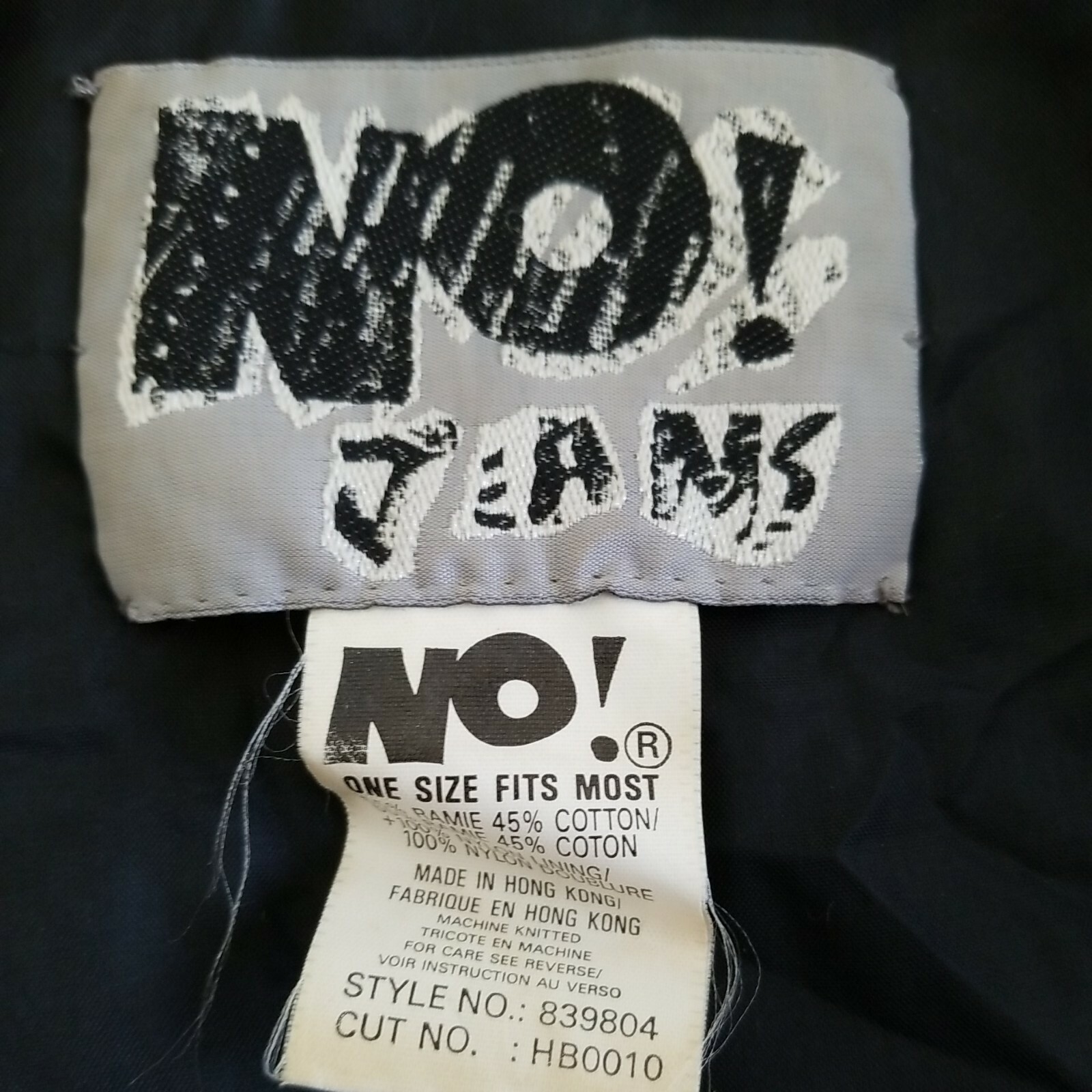 No! Jean Sweater 1990 CRAFTCORE PopArt Ethnic Street Patchwork Embroidered Knit