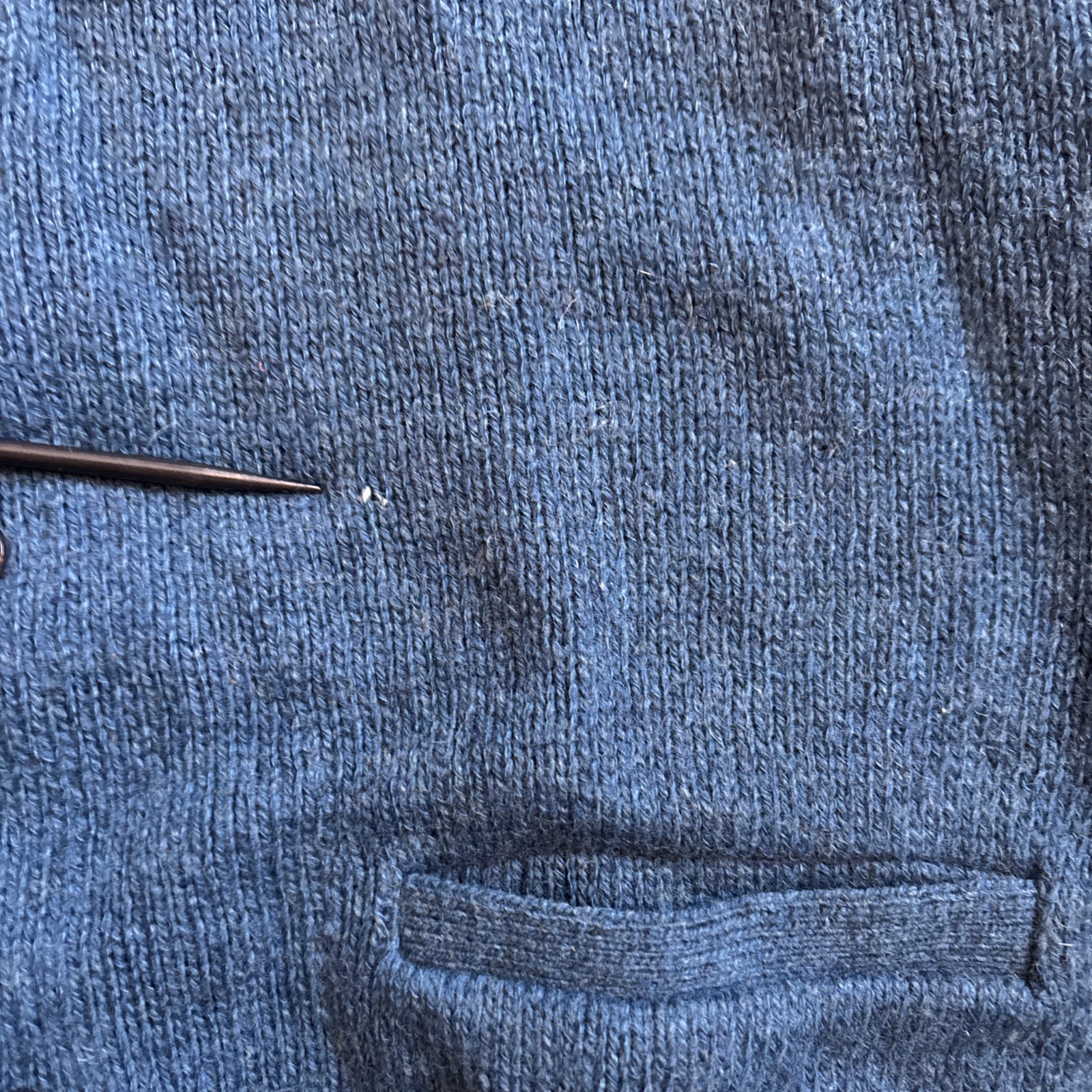 Vintage Jantzen Scotch Tumbler Sweater Vest XL Blue Wool Knit Grandpa