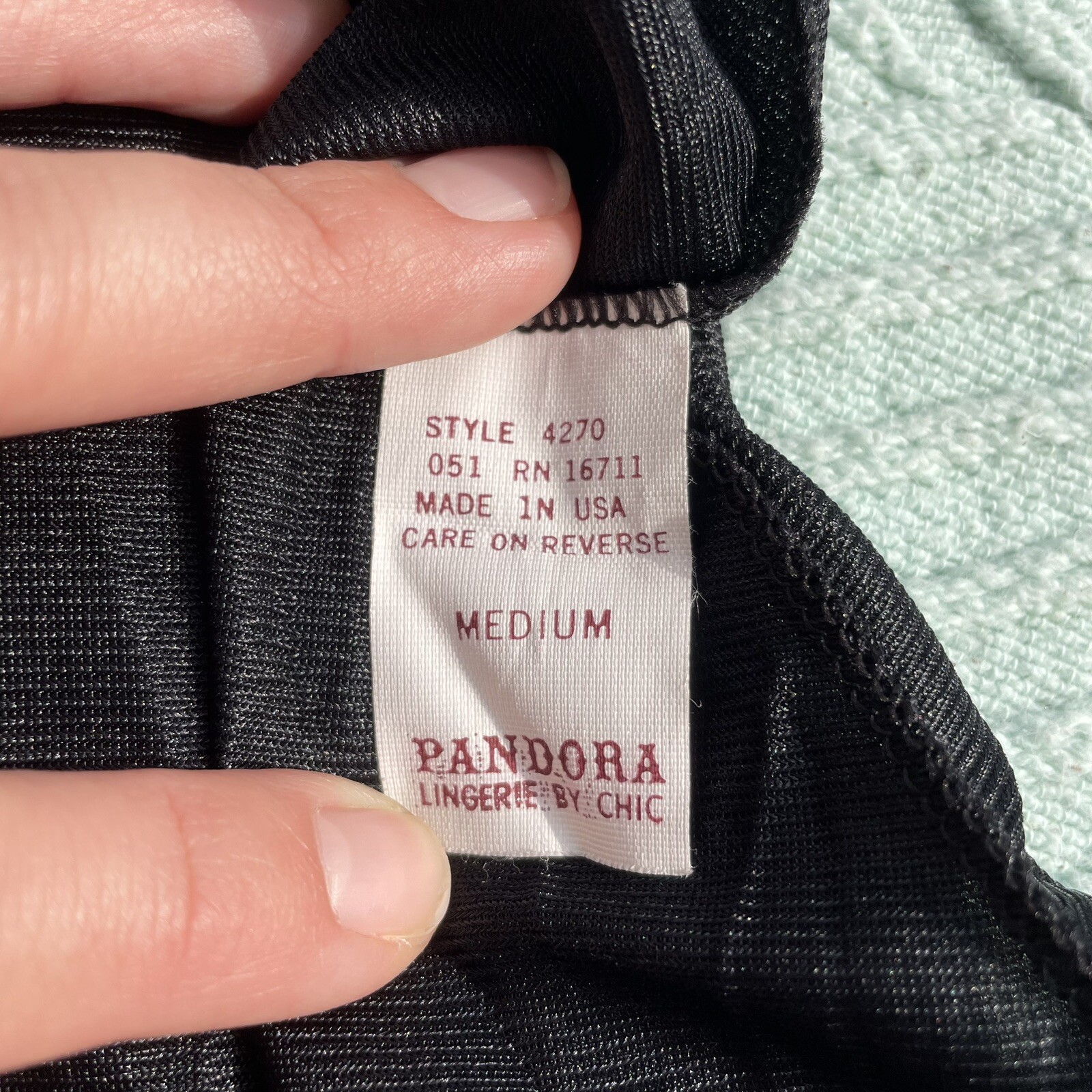 Vintage Pandora By Chic Lingerie Goth Slip Dress