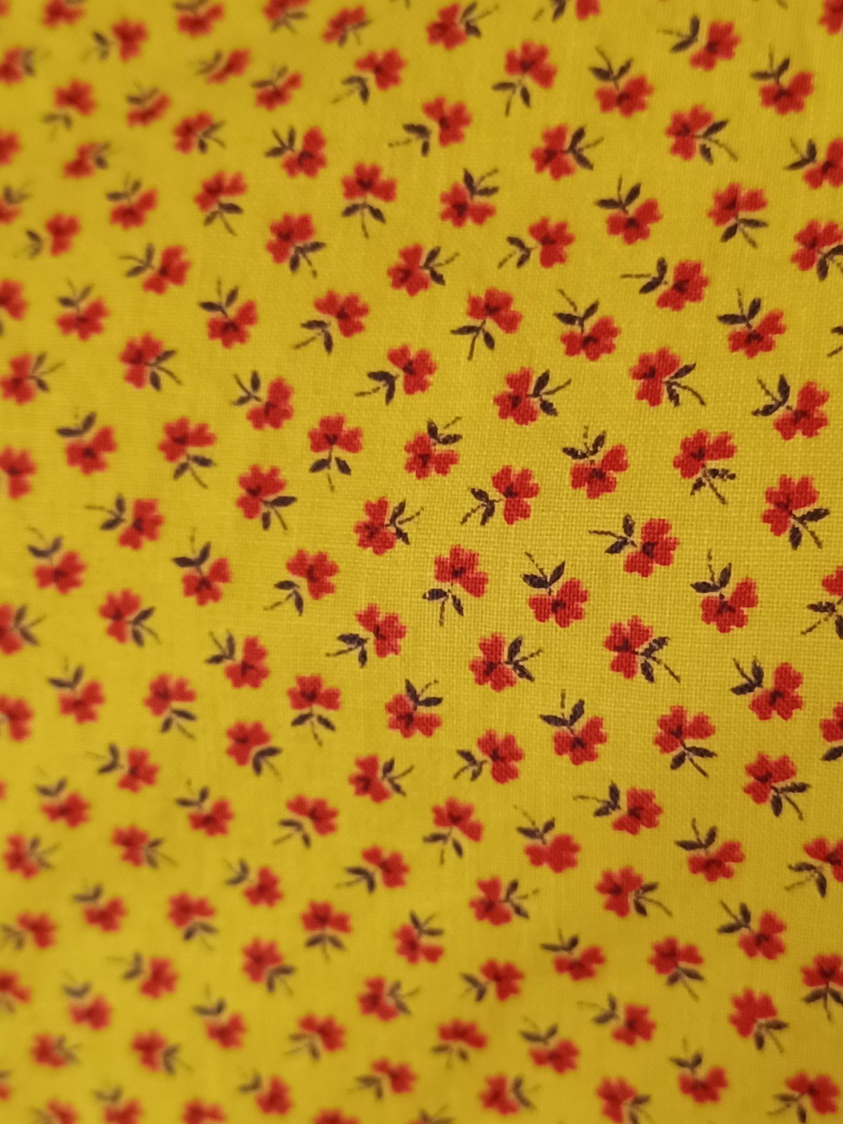 Vintage 1960s Handmade Yellow Floral Micro-Mini Mod/Hippie Pinafore Dress