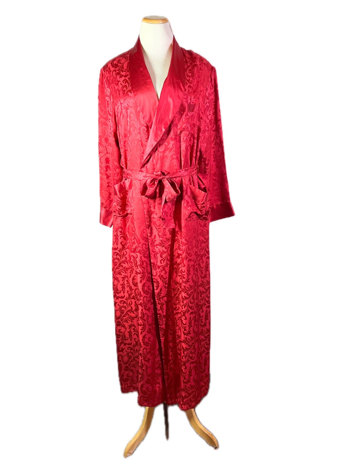 Vintage Treesha Silk Robe Sash Tie