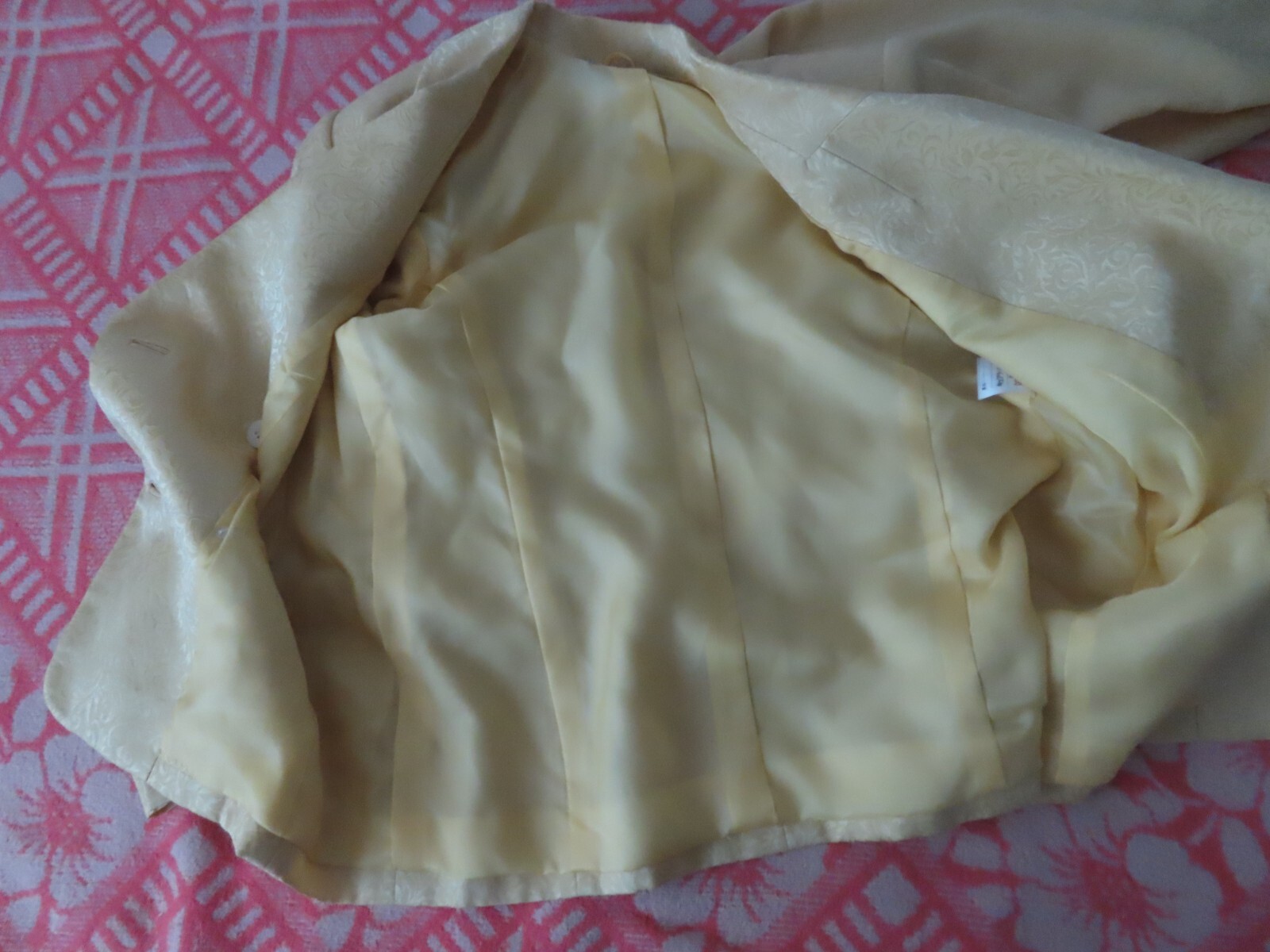 vintage rare 50s 60s Fashion for Lady Matsuzakaya silk suit sz 3 (Read)