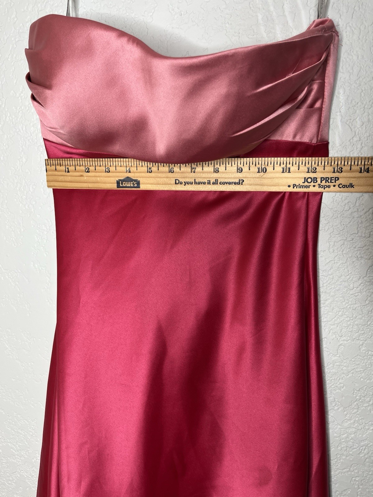 Bill Levkoff Classics Y2K Strapless Dress Pink Prom Hoco Party Gossip Girl