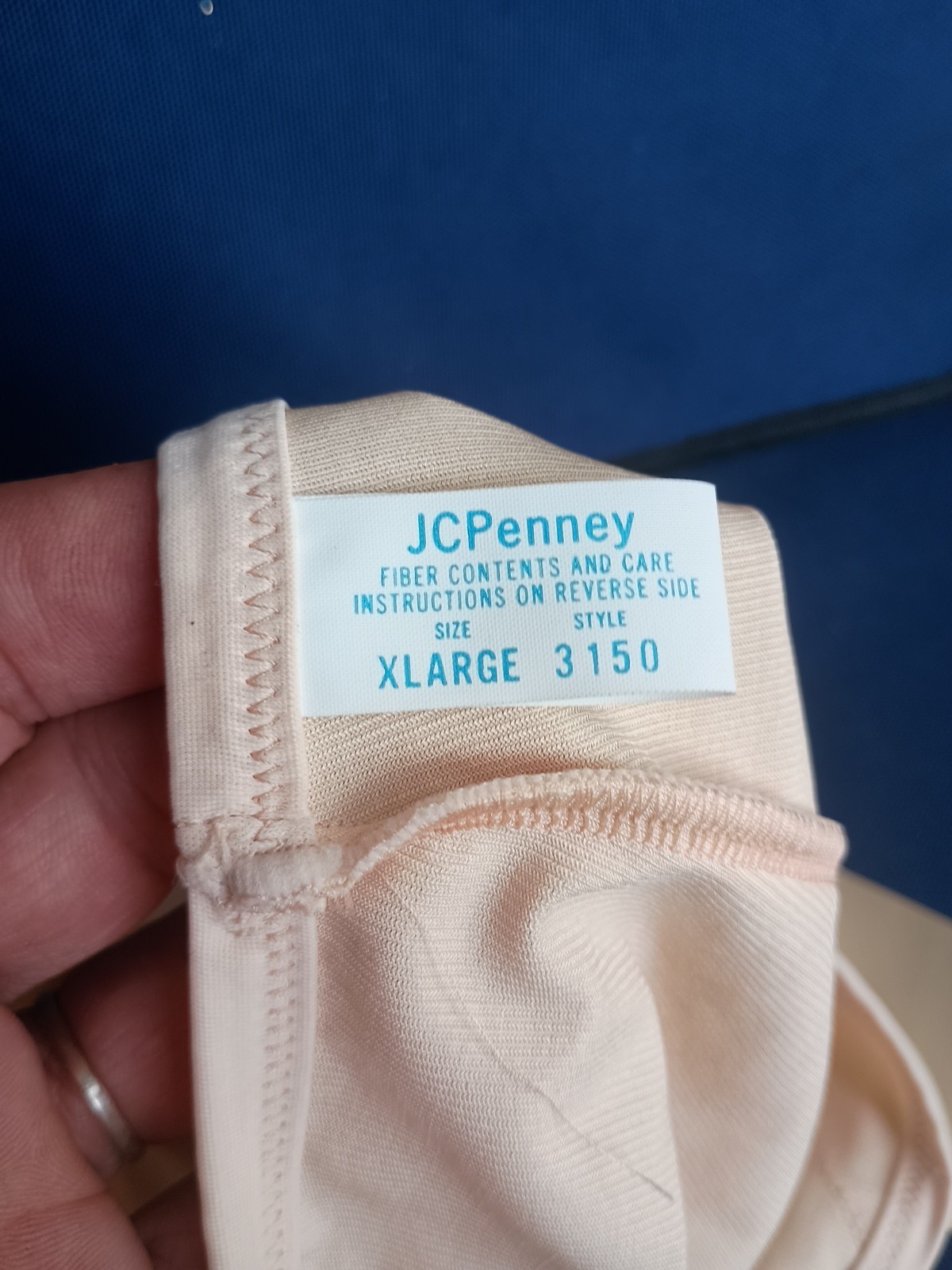 Vintage JC Penney Bouquet Collection Panties Sz XL Nude NOS