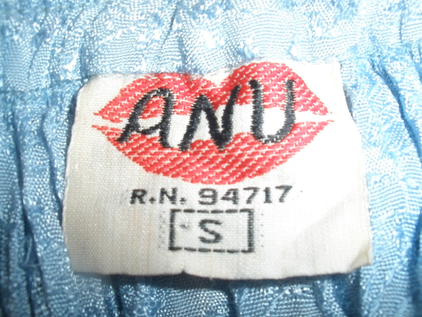 Vintage Women’s Blue Wide Skirt ANU R.N 94717 S (108B)