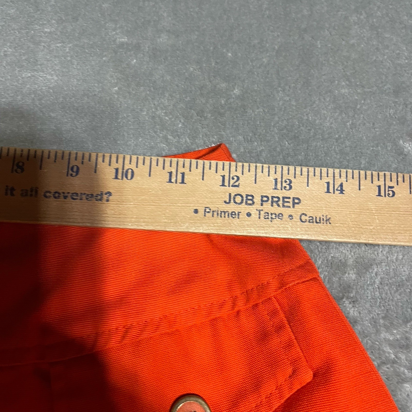 True Vintage 70s Sears Shorts Womens XS Orange Pockets Skort Flaw