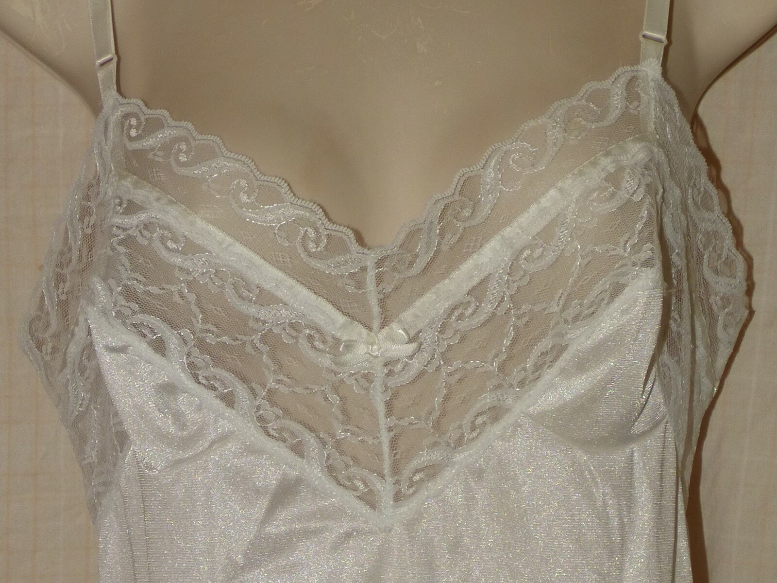 Women’s Vintage Vassarette White Camisole Made in USA Size 36
