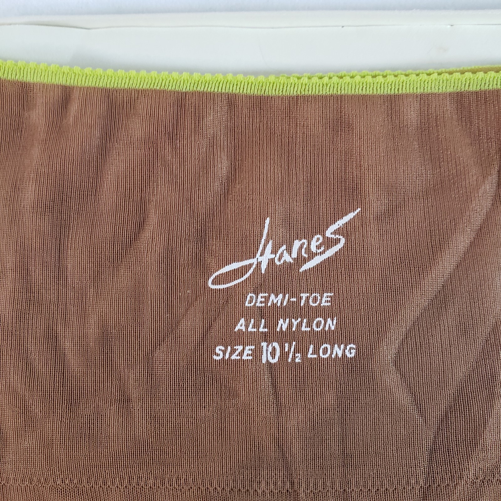 Hanes 615L 10-1/2L 10.5L 3 Pair Stocking South Pacific Sandalfoot Demi-Toe