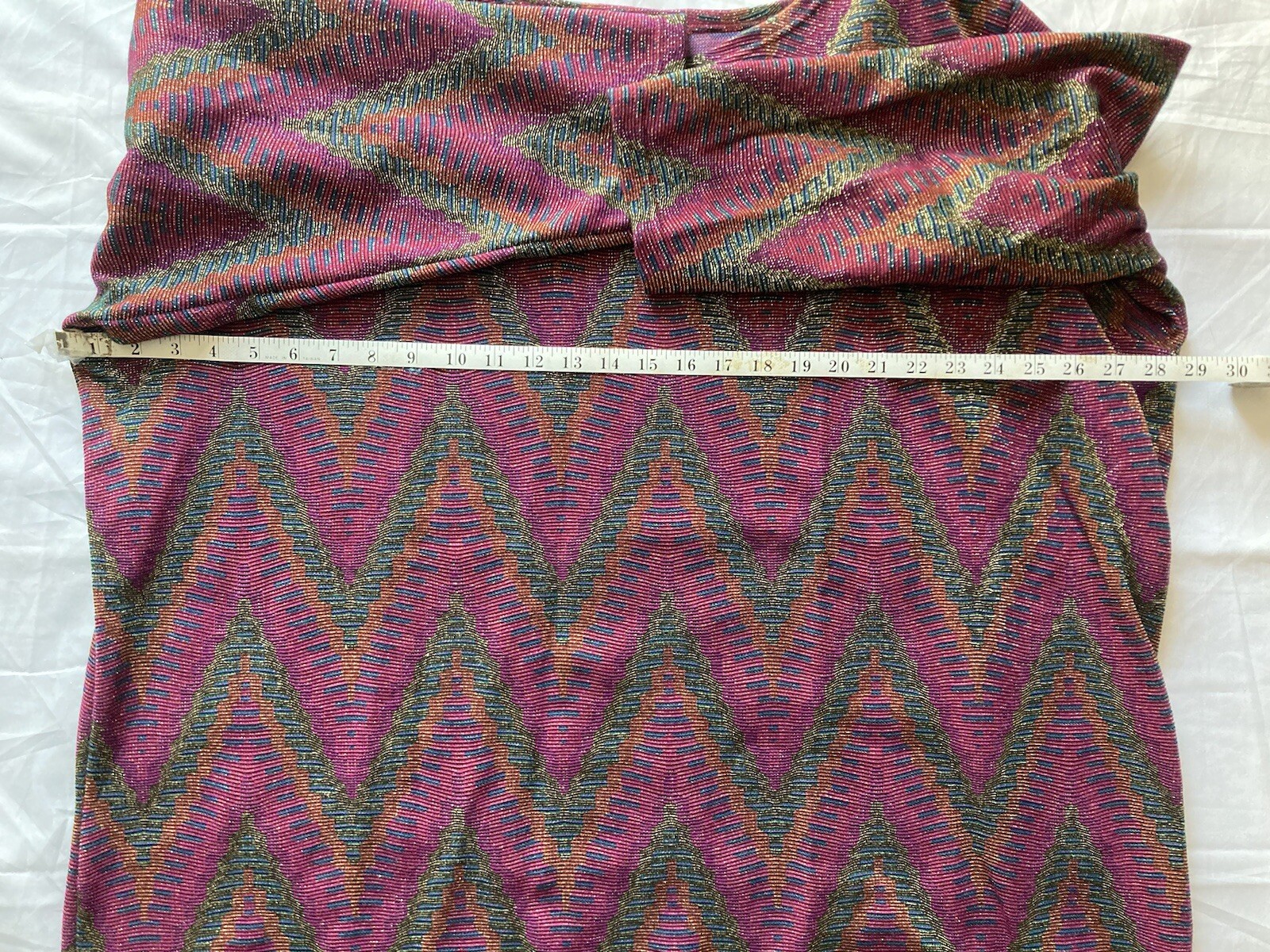 VTG 80s Women’s Young Stuff II Glitter Metallic Multi Color Blouse Top Size 3X
