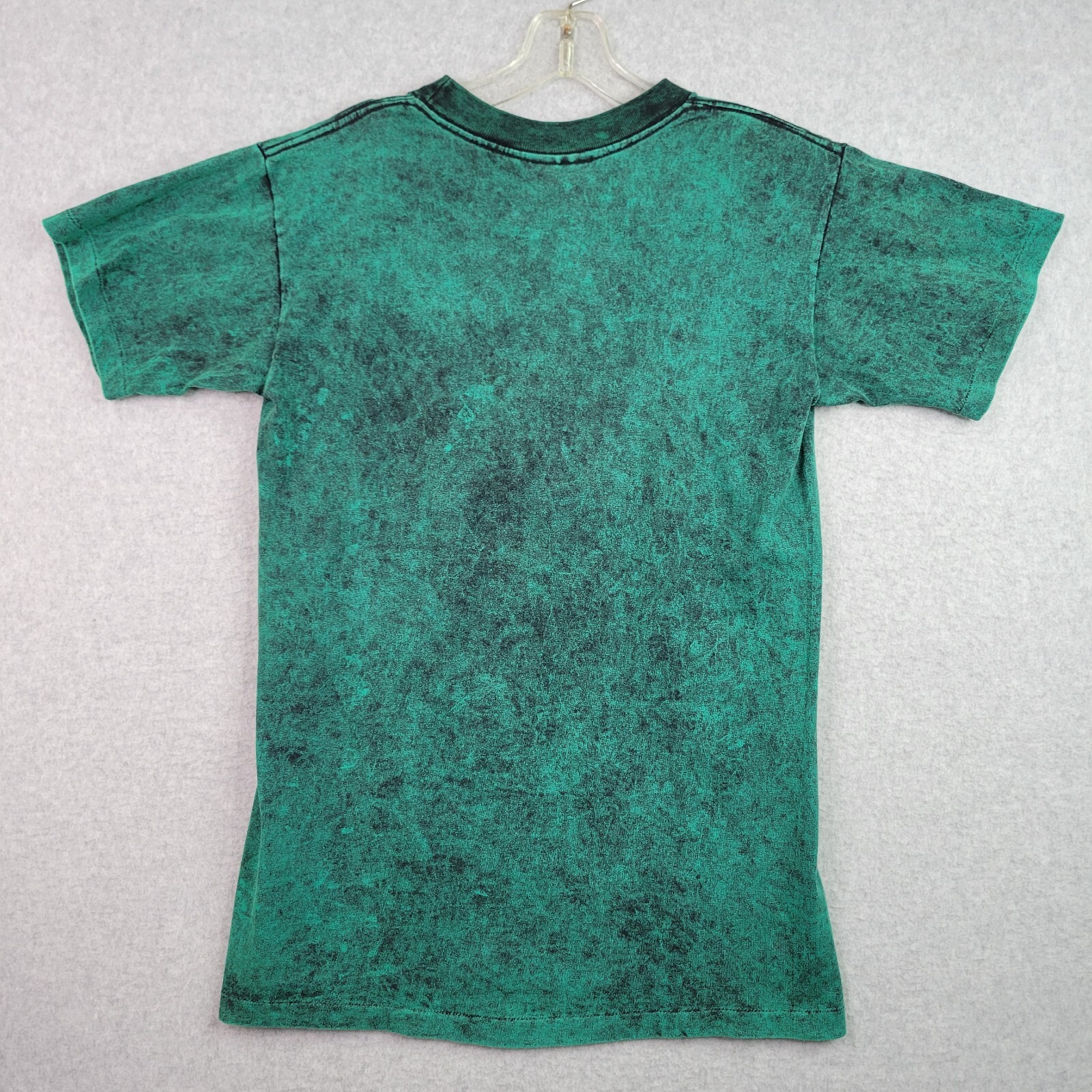 Vintage Kauai Textured Paint T-Shirt Sz M Maiden West tag Single Stitch Green