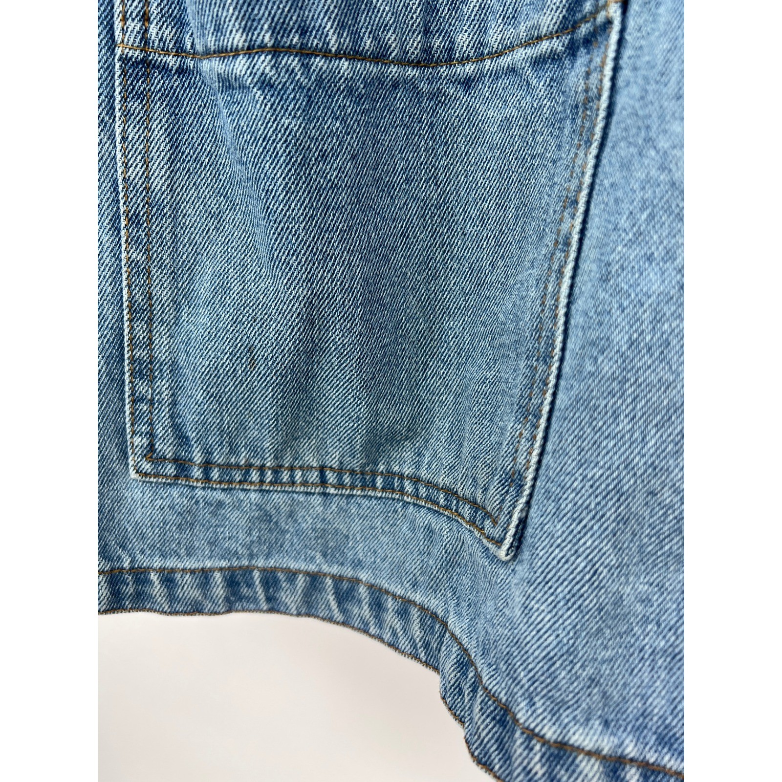 Vintage Denim Chore Jacket Coldwater Creek Womens Blue Ribbed Large