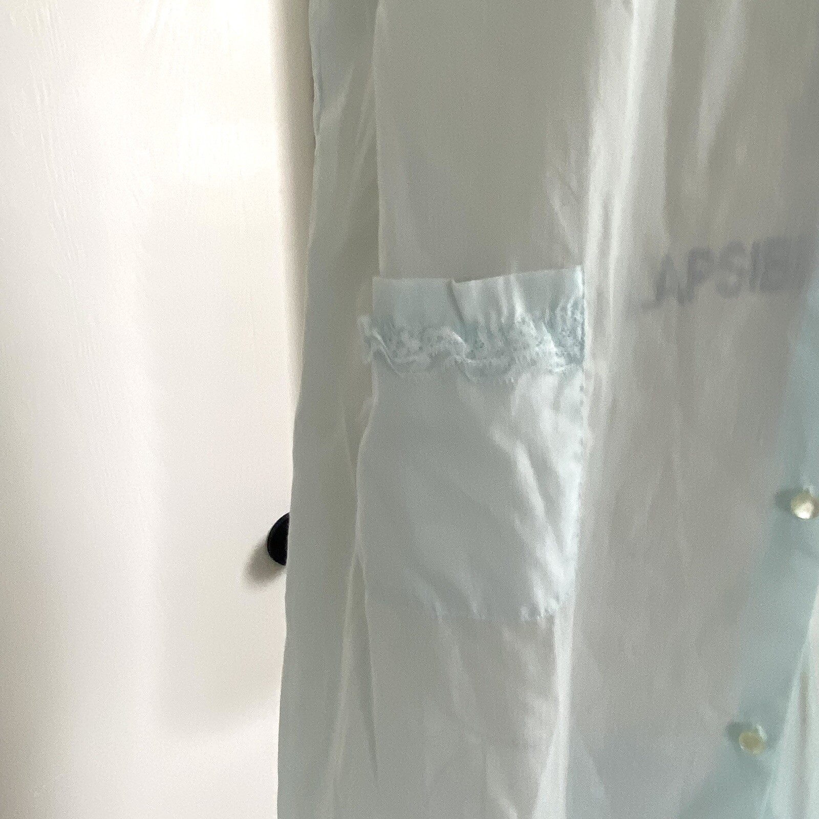 Vintage 50s 60s Sears Charmode House Dress Gown Womens 32-34 Lace Robe