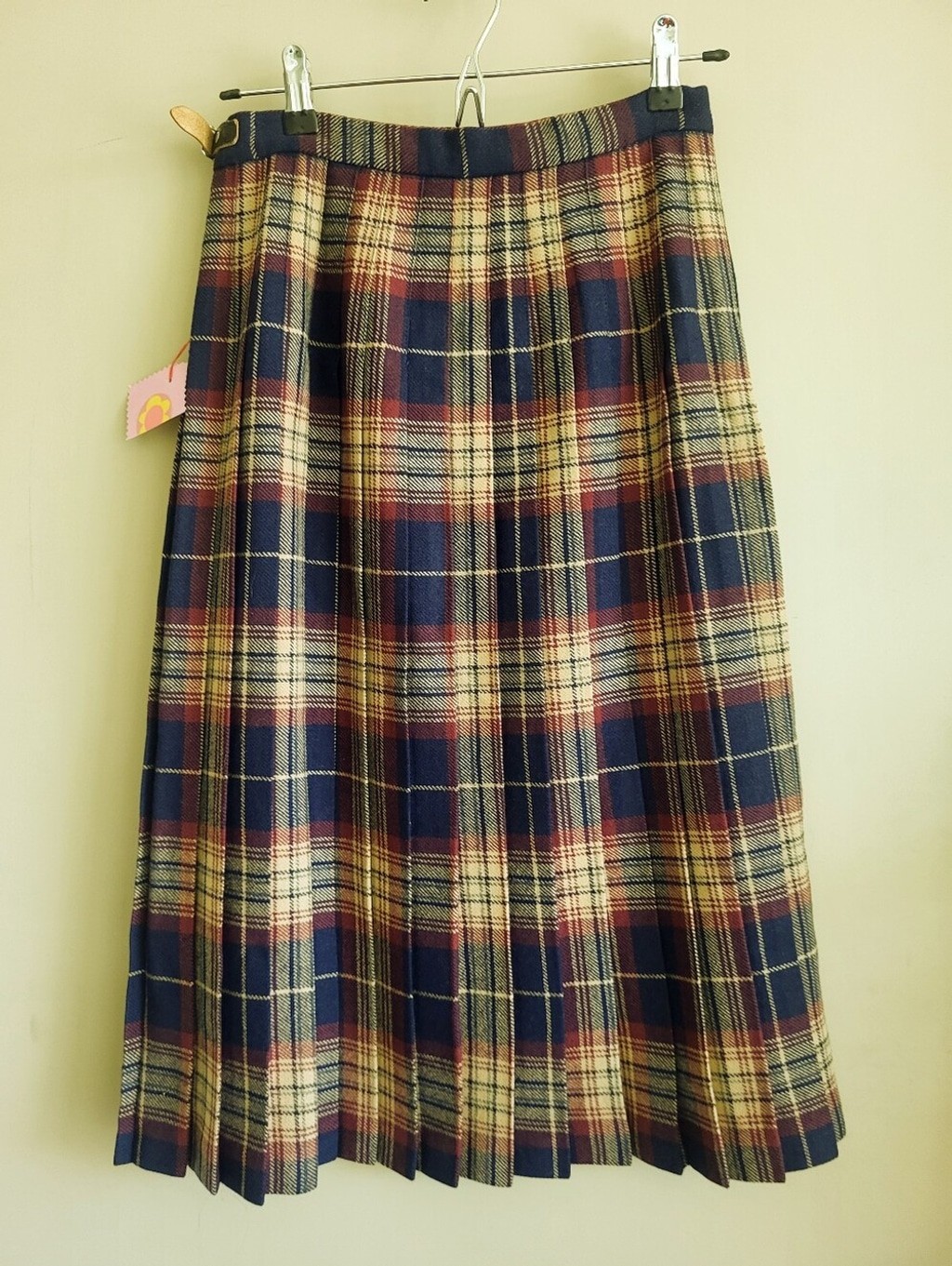 Vintage B. Altman & Co. Scottish Wool Tartan Kilt Skirt – Made in Scotland
