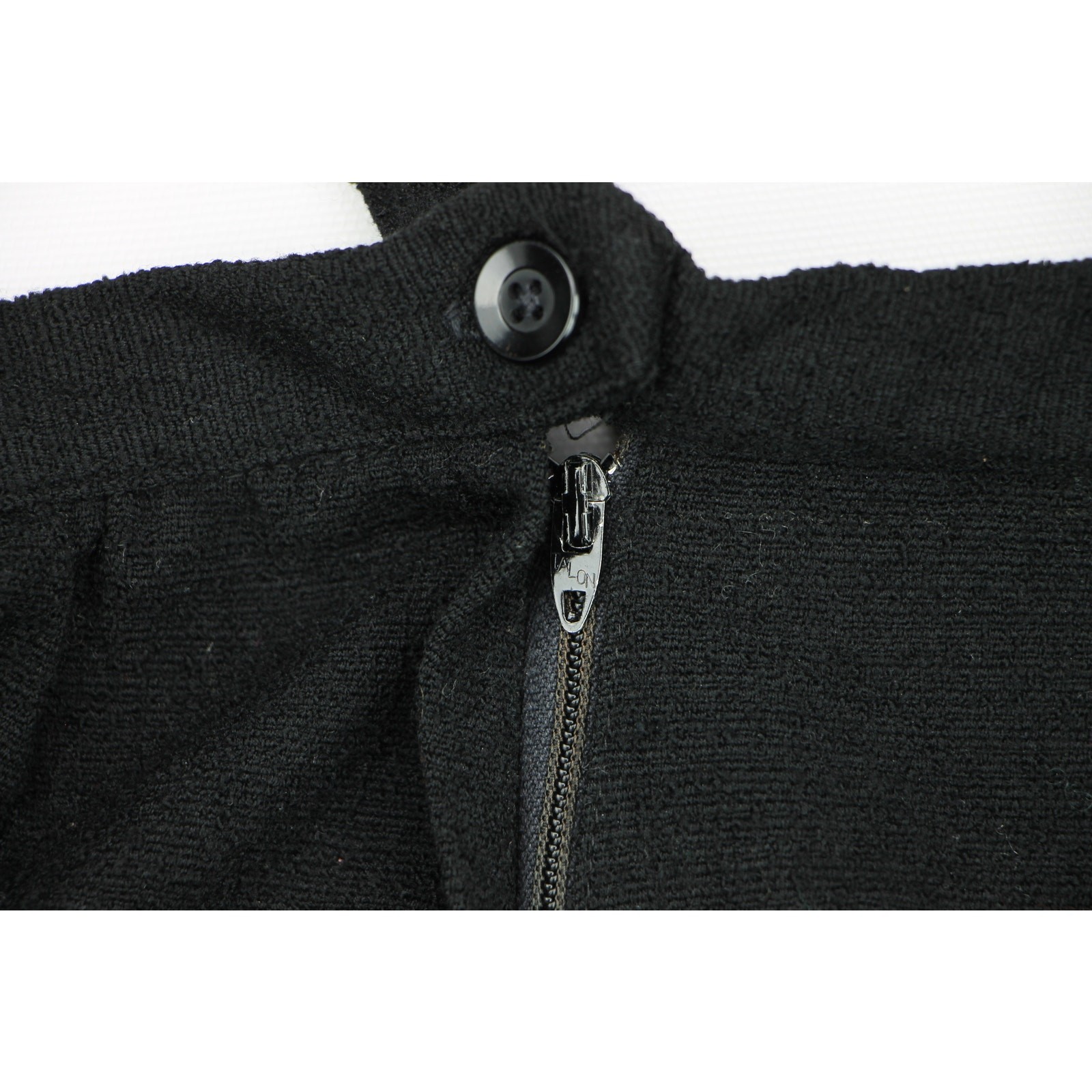 Vintage Harrods 70s Mod Librarian Black Skirt 28