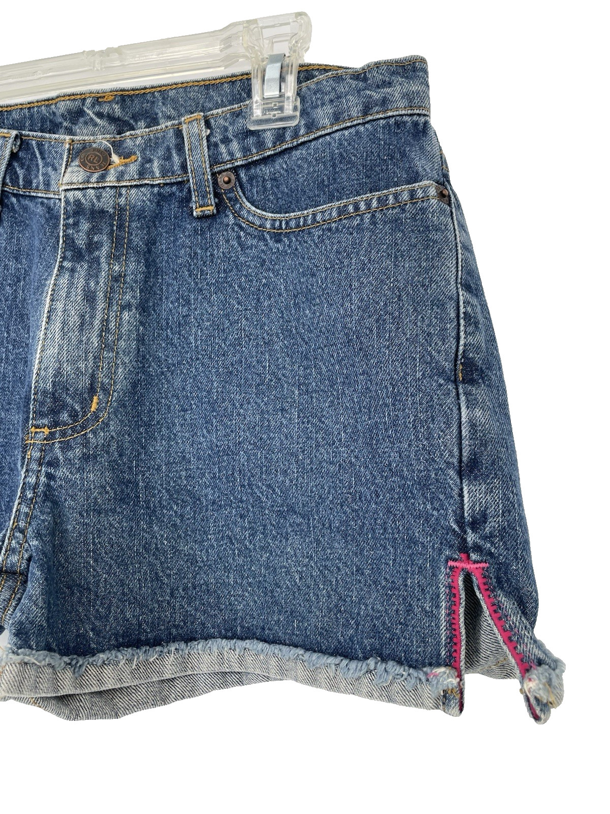 Vintage Denim Jean Y2K 2000s Ralph Lauren Preppy Womens Short Shorts Size 6