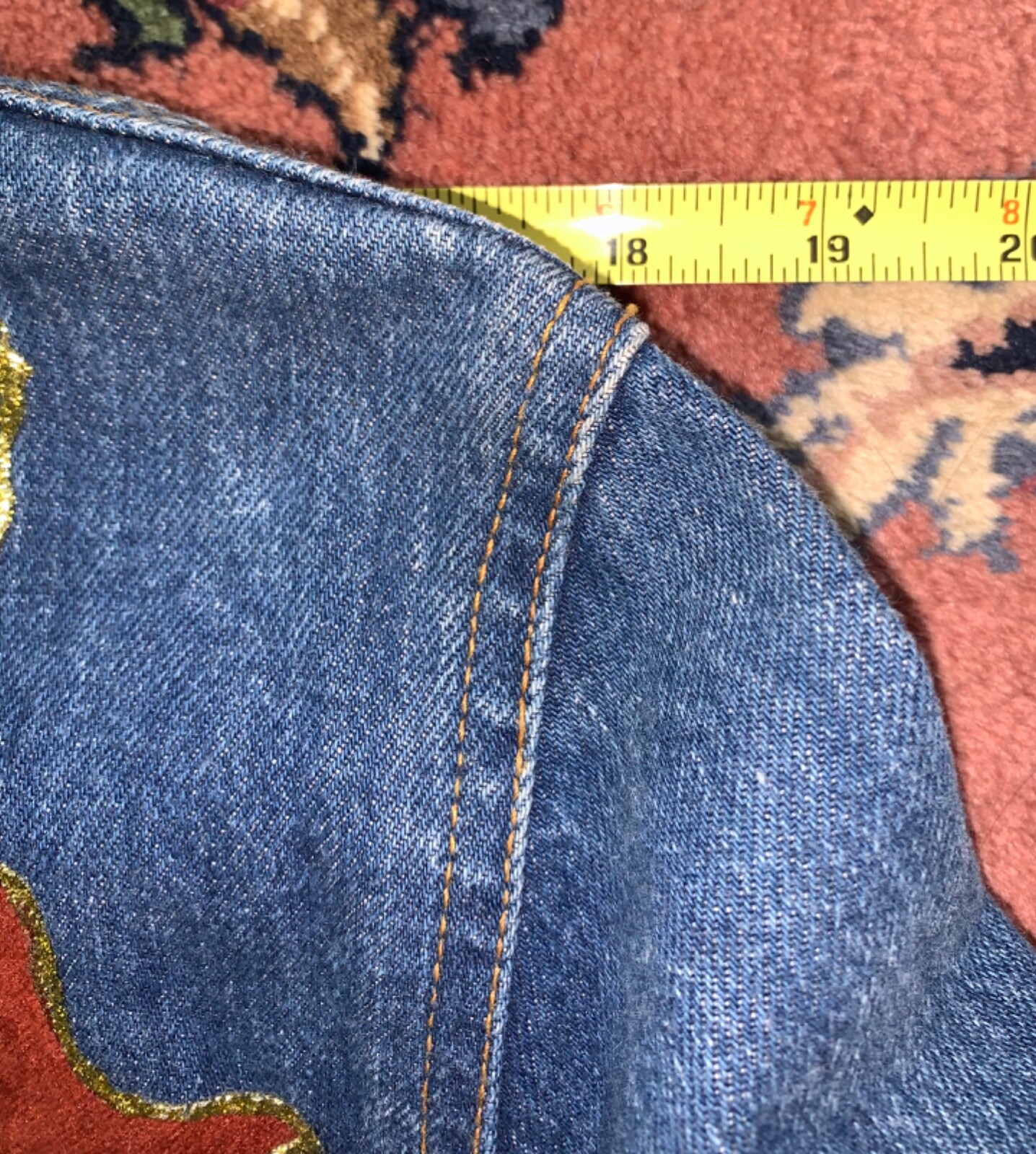 1990s Eccentric SouthWestern Denim Jacket Jean Fringe Appliqué Horse Boot Cactus