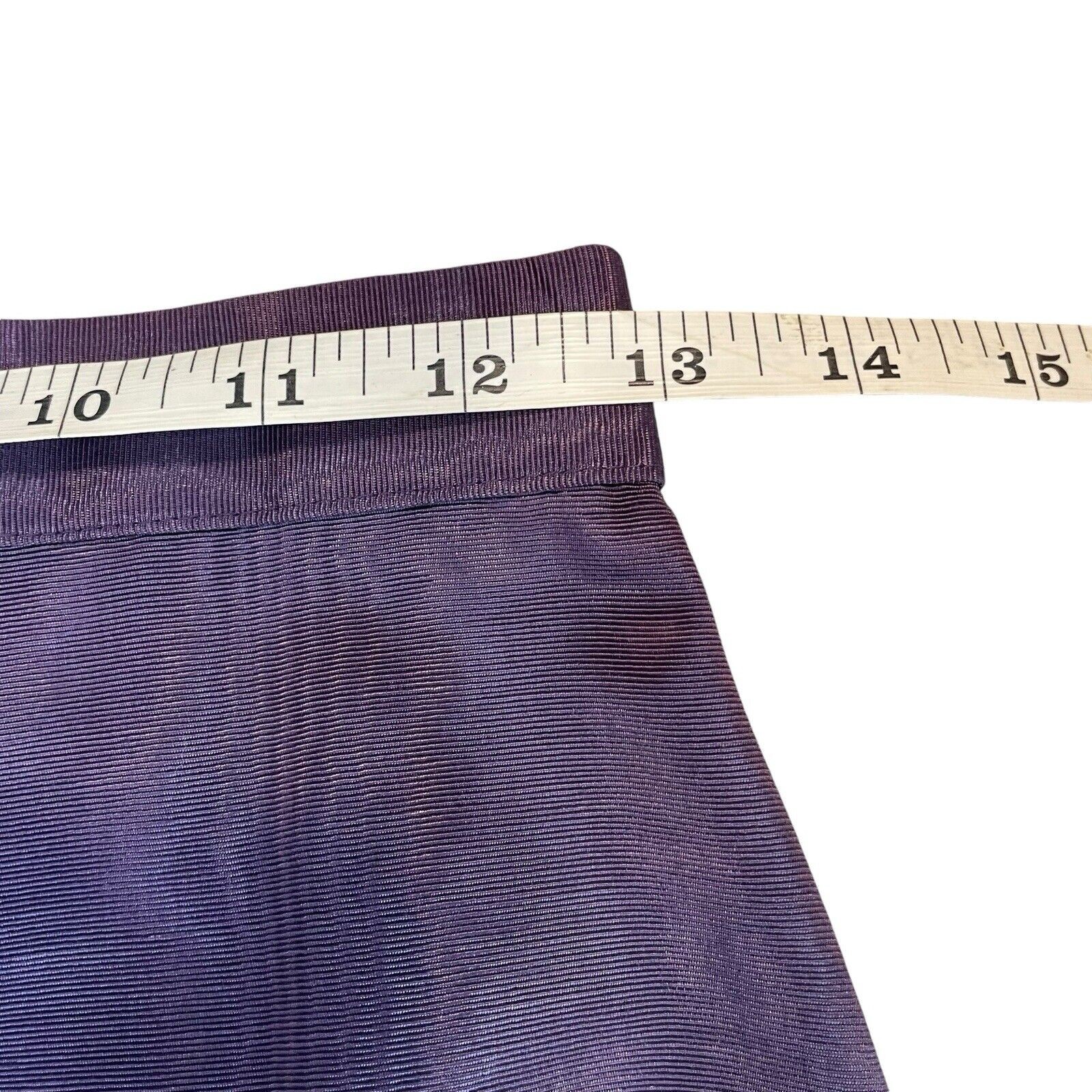 VTG 80s 90s Scott McClintock 2 Piece Skirt Suit Sz 8 Purple Taffeta Lace Collar