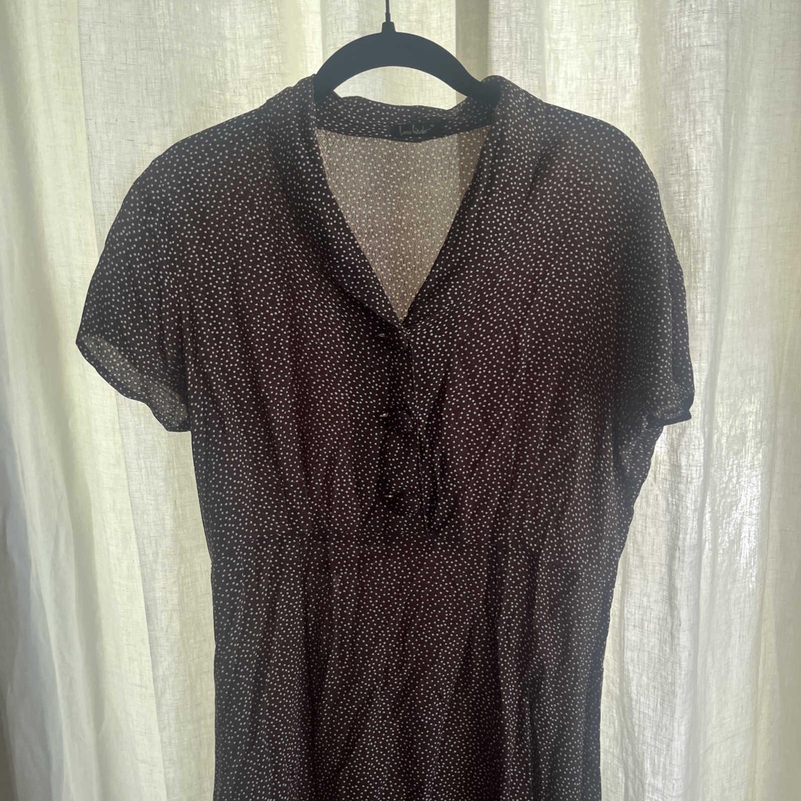 Polka Dot Loco-Lindo Vintage Retro Style. Dress Small