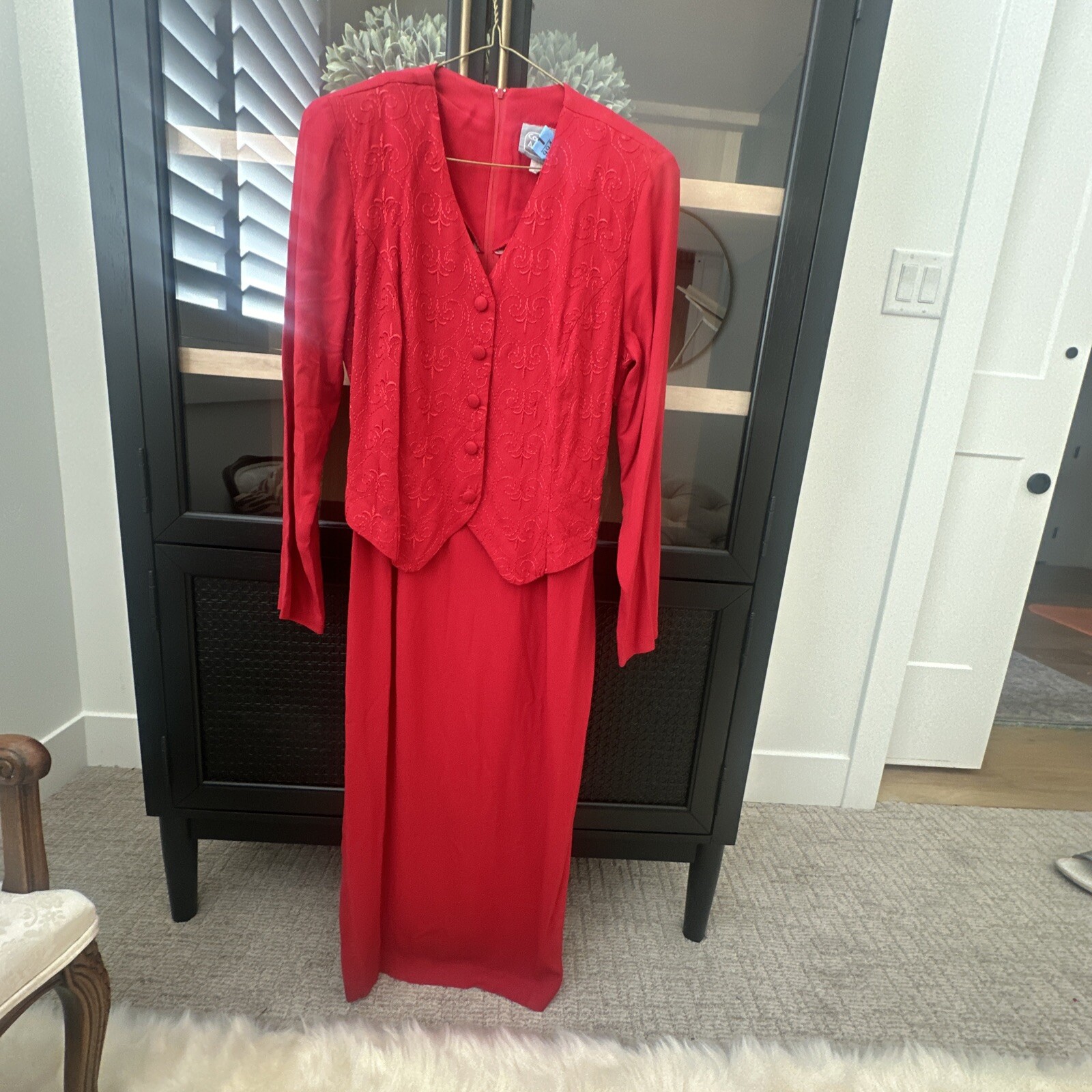 Vintage 90’s Red Dress Size 8