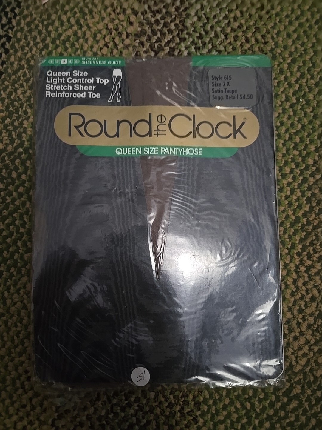 Round The Clock Queen Size 2X Satin Taupe Style 615