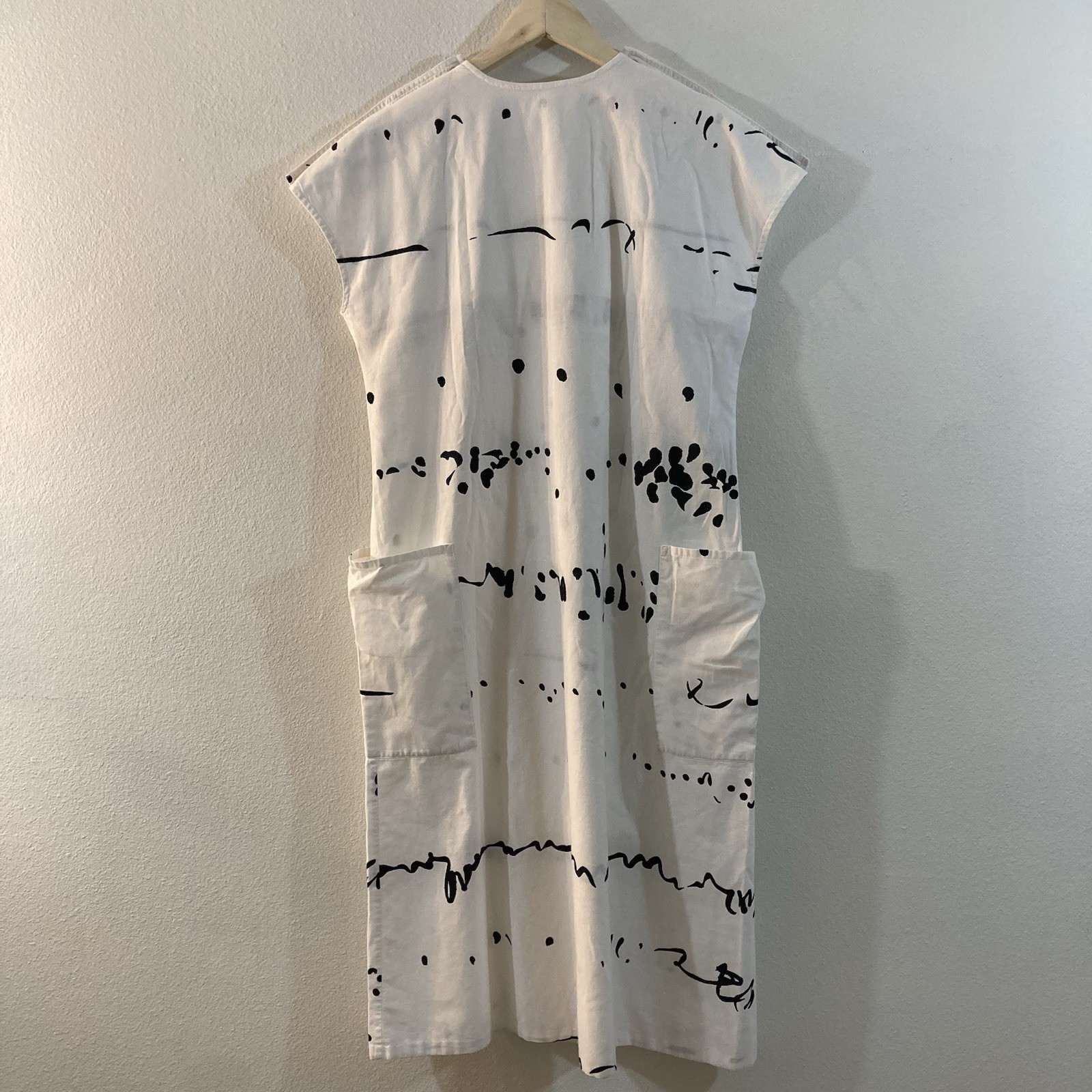 Vuokko Vintage 1980’s Cotton Dress with Pockets