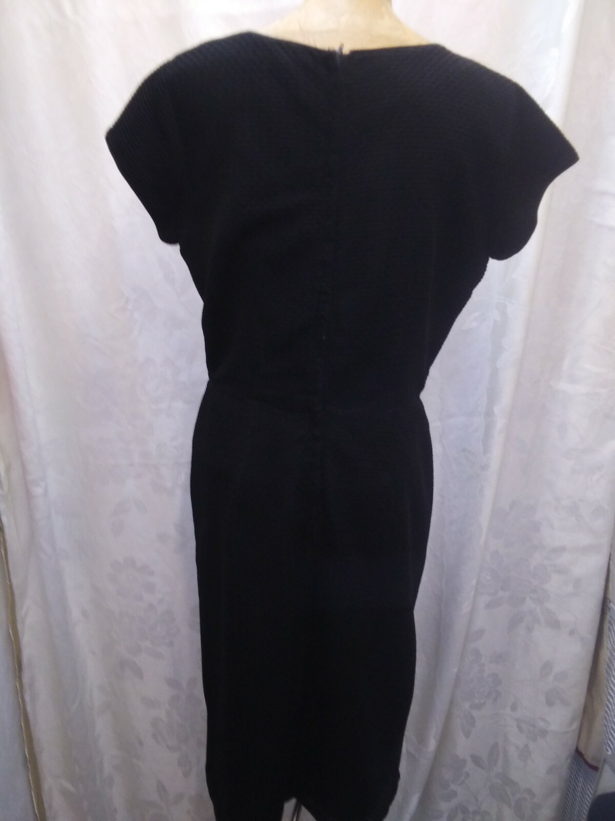 Vintage 1950’s Lot of 2 Black Cocktail Dresses Cotton & Rayon Size Medium