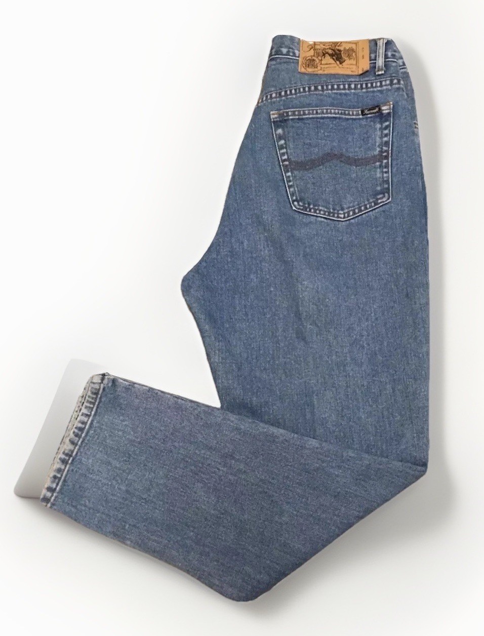 Vintage Faconnable Jeans High Waisted Mom Jeans Tapered Leg Size 14 33 in Waist