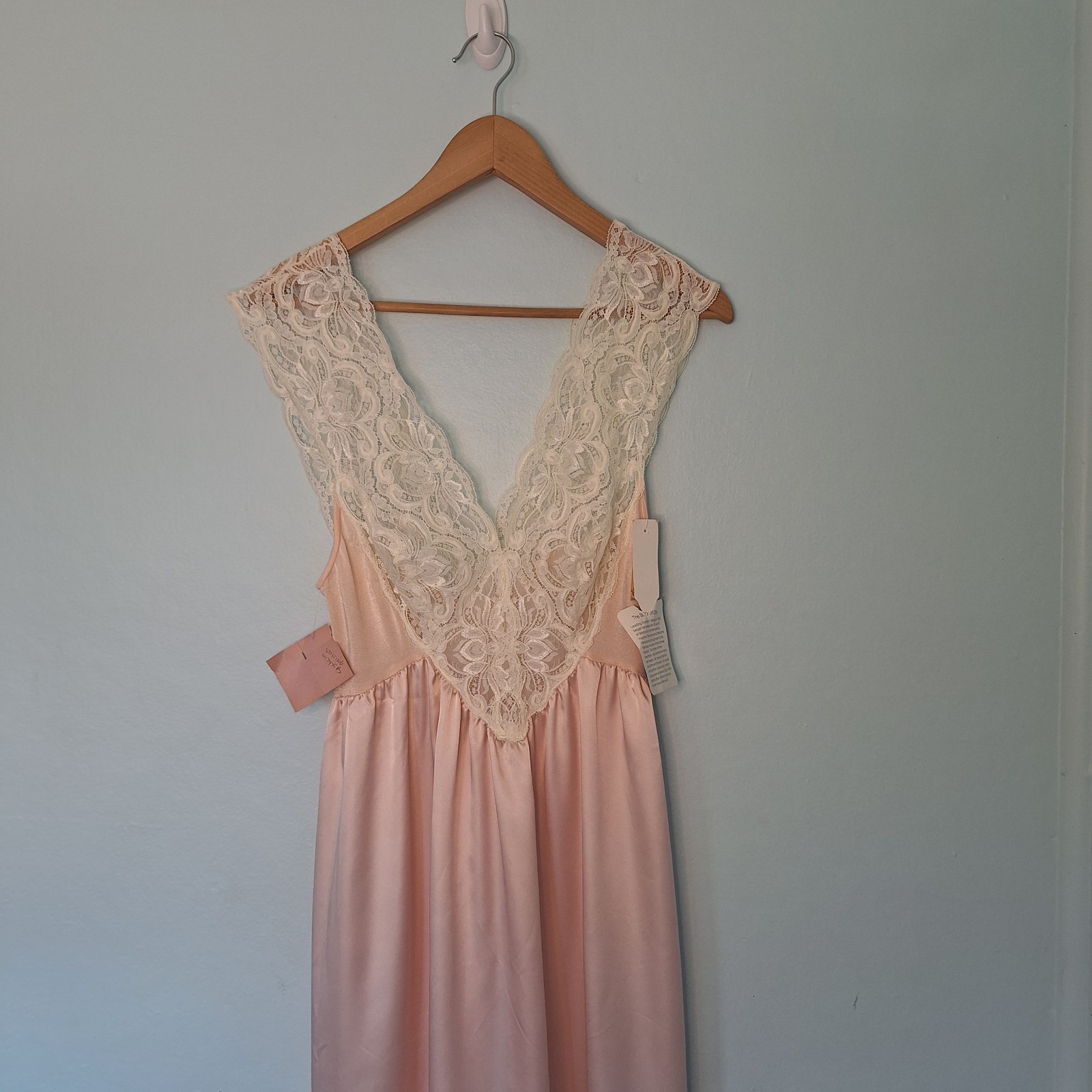 Rare Olga Designer Gold Label Nightgown in Ice Rose vintage NWT style 92104